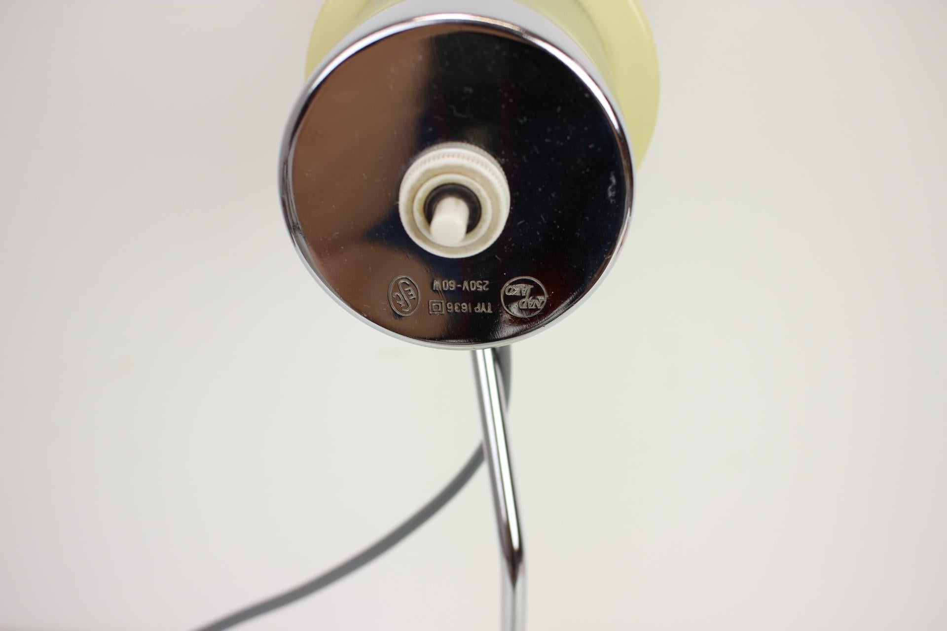 Table Lamp by Napako, 1960's, Czechoslovakia For Sale 3