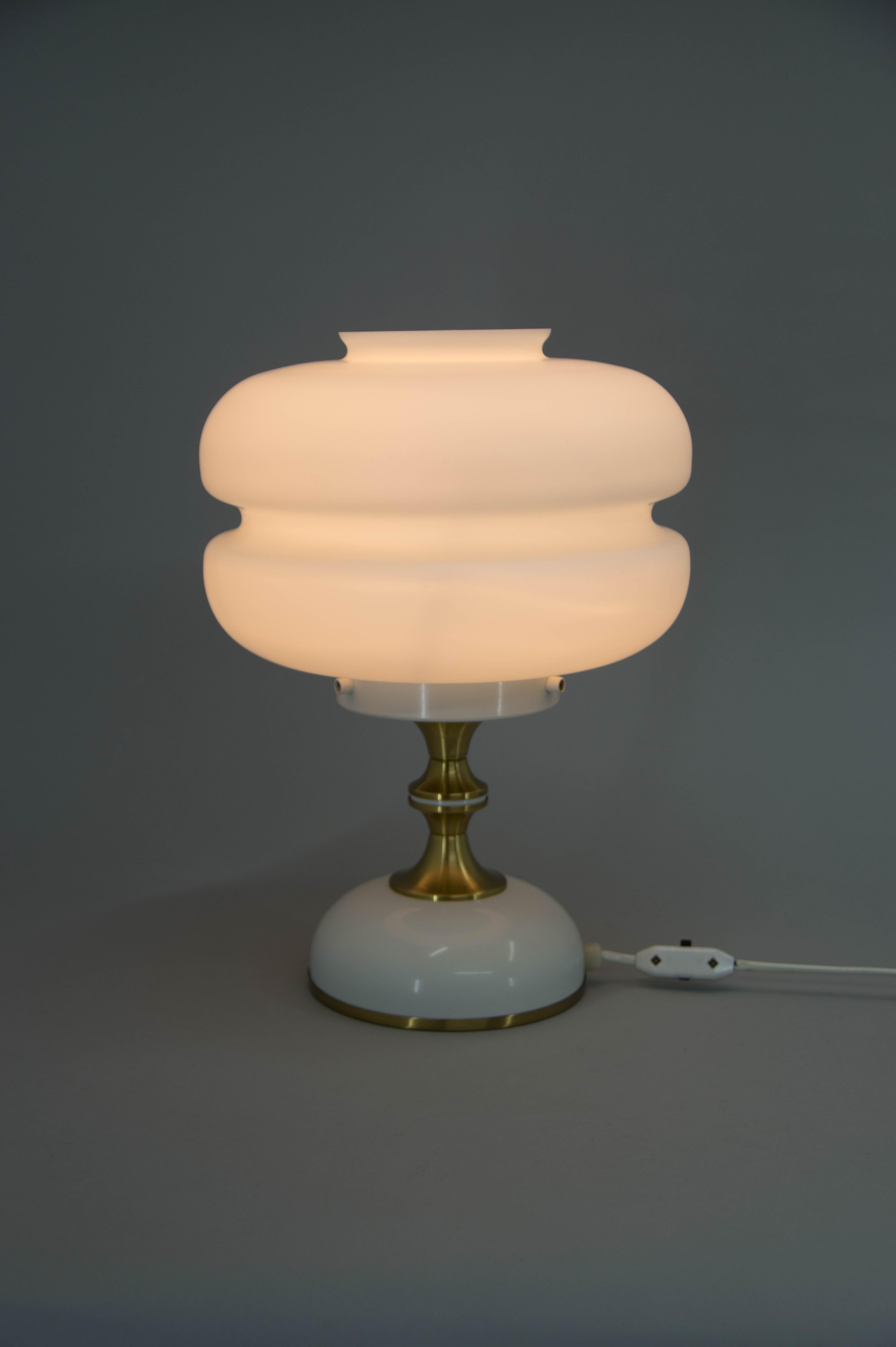 Mid-Century Modern Table Lamp by Napako, 1970s, Perfect Condition For Sale