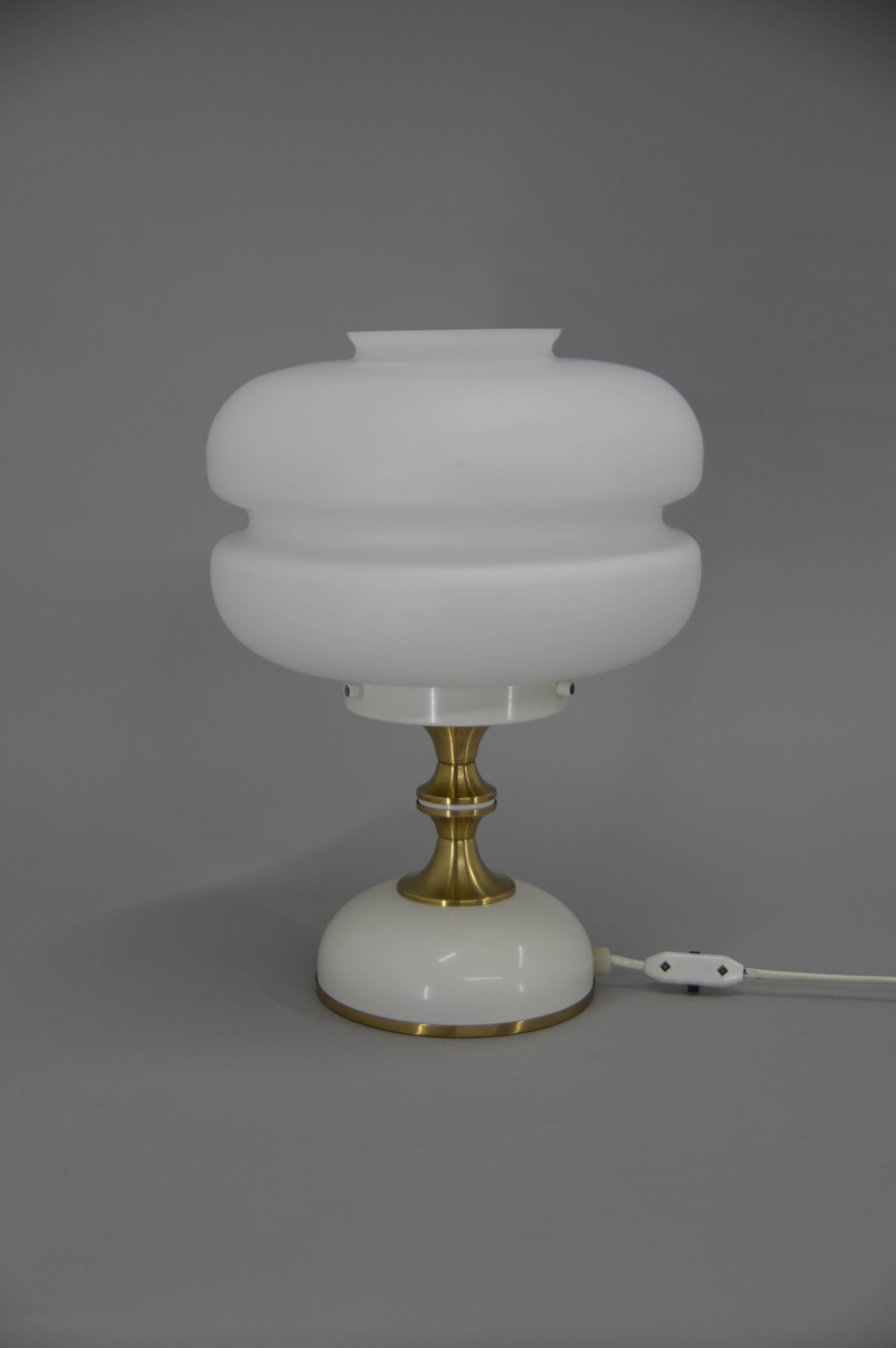 Czech Table Lamp by Napako, 1970s, Perfect Condition For Sale