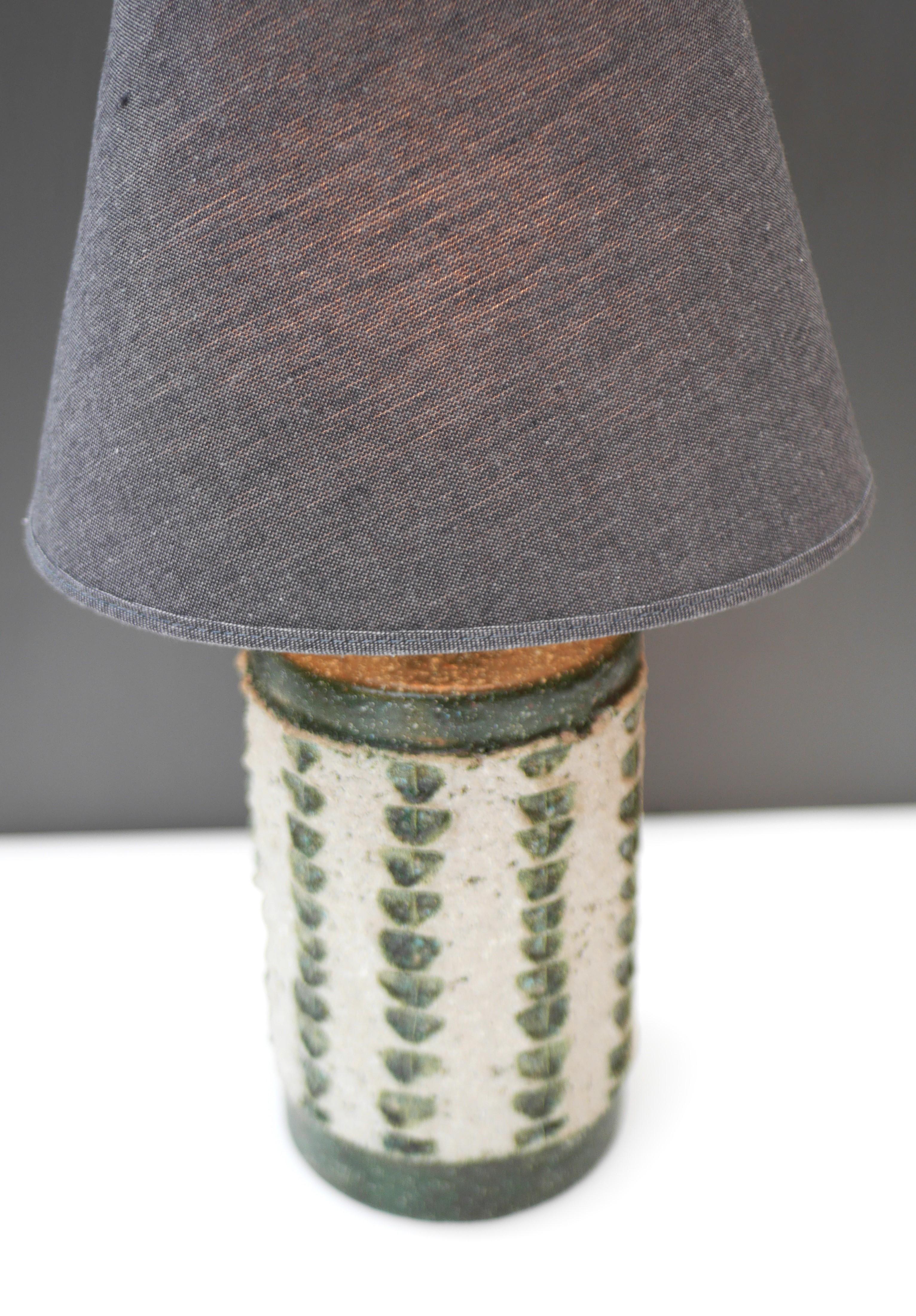 Fin du 20e siècle Lampe de table Nittsjö, lampe d'art en céramique scandinave Thomas Hellström en vente