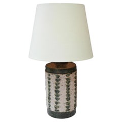 Used Table lamp by Nittsjö, Scandinavian ceramic art lamp By Thomas Hellström