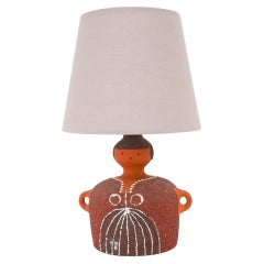 Table lamp by Nittsjö, Scandinavian ceramic art lamp By Thomas Hellström