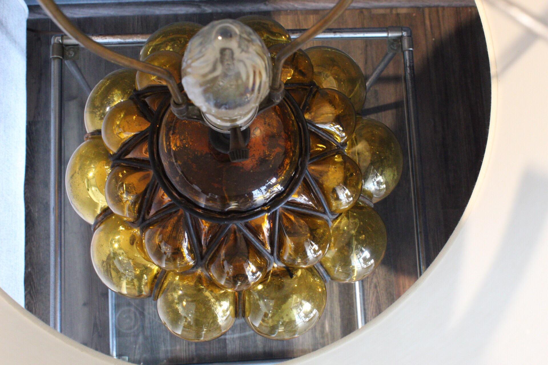 Blown Glass Table Lamp by Odilon Avalos