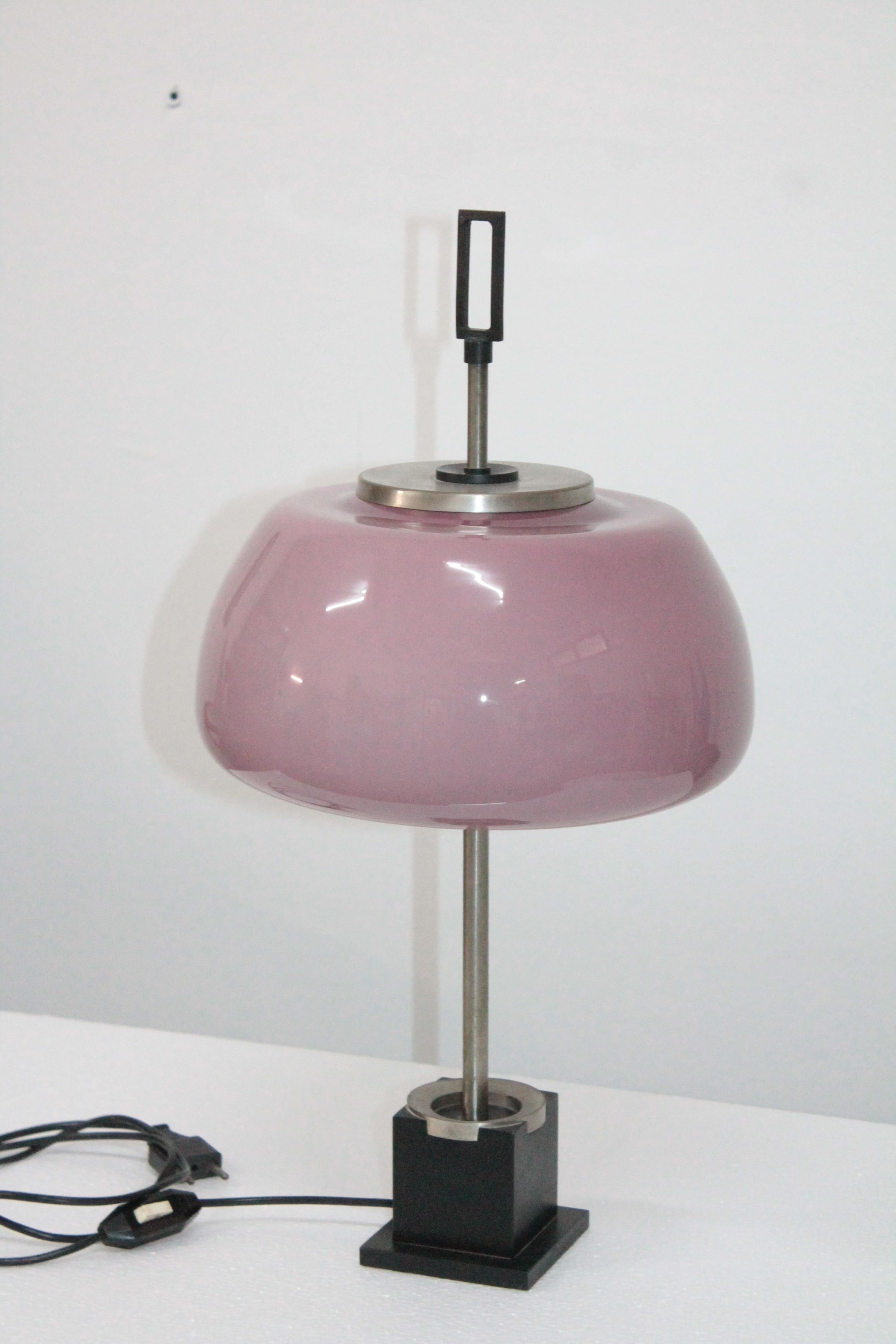 Italian Table Lamp by Oscar Torlasco for Lumi Milano, 1950s For Sale