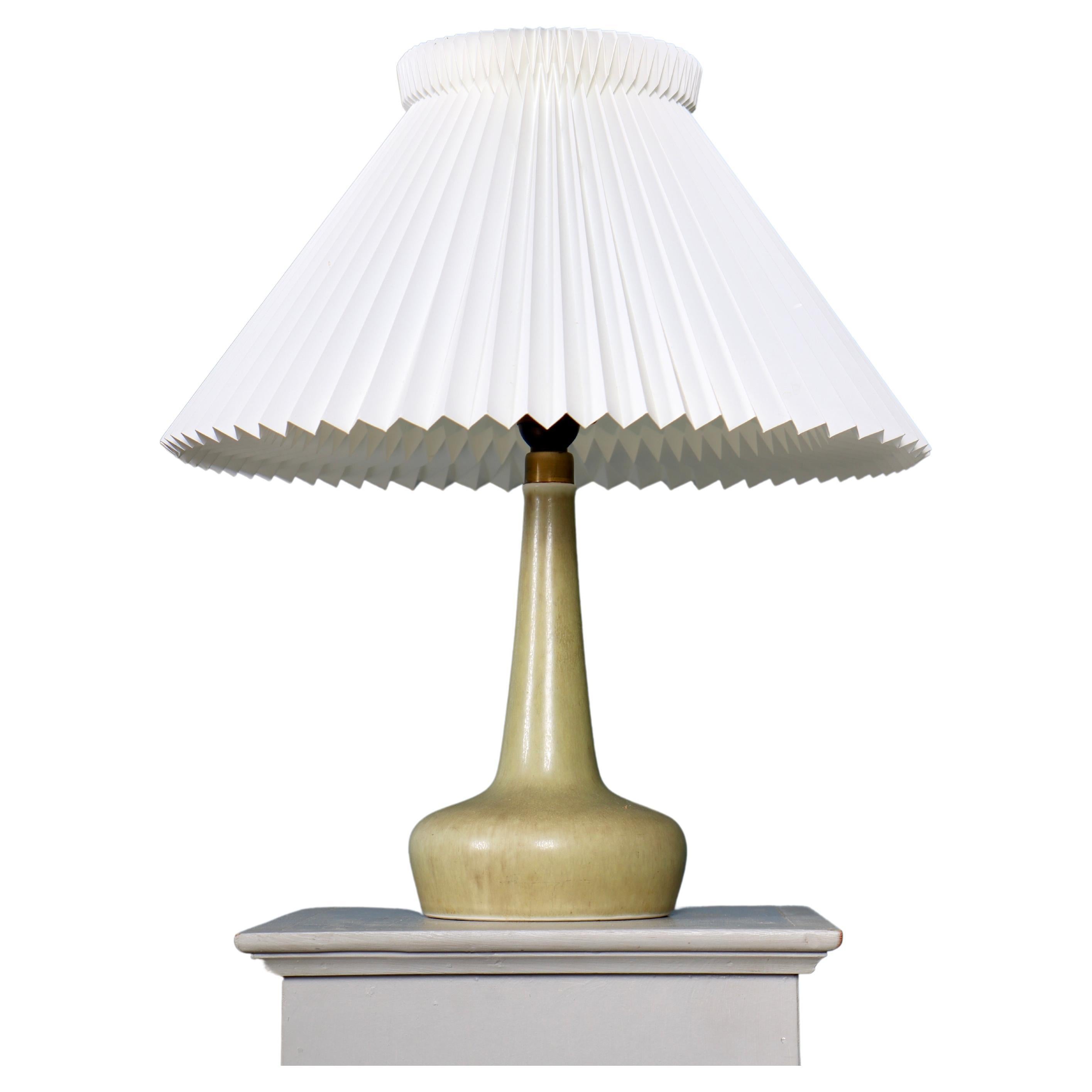 Table Lamp by Palshus with Le Klint Shade, 1960s