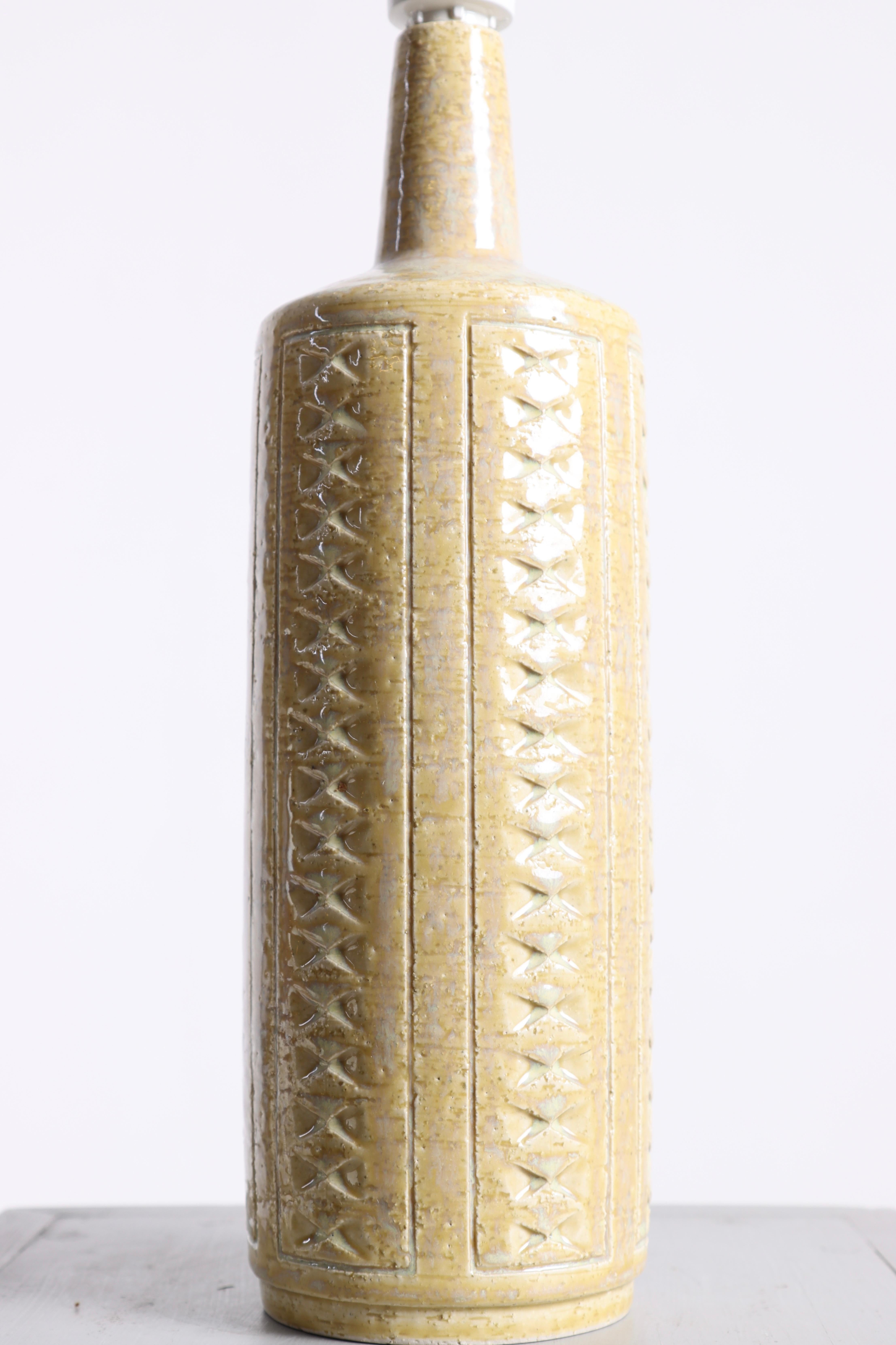 Tischlampe von Per Linnemann Schmidt für Palshus Keramik (Skandinavische Moderne) im Angebot