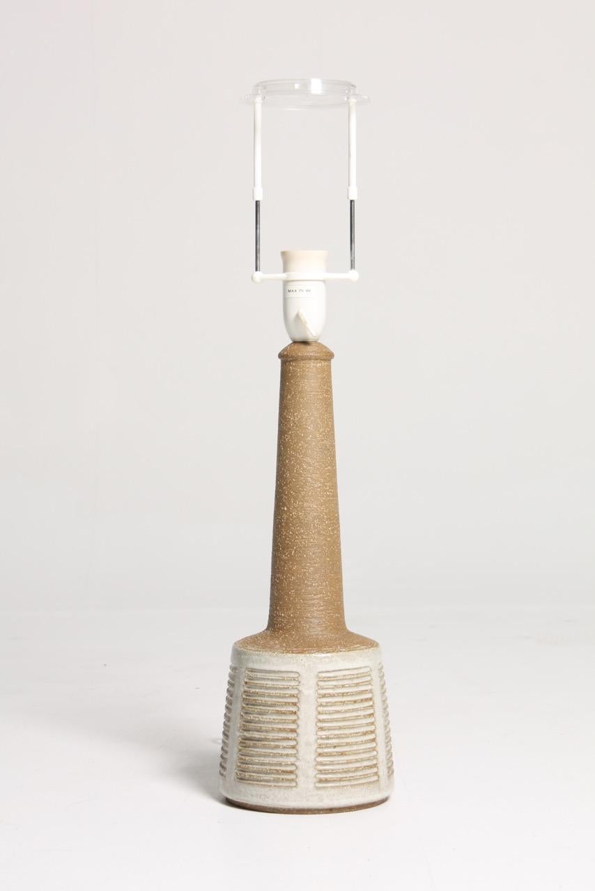 Danish Table Lamp by Per Linnemann Schmidt for Palshus Ceramic For Sale