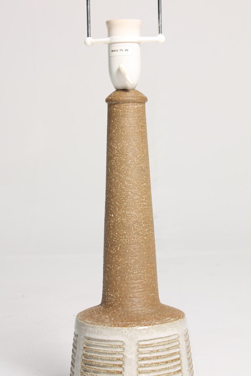 Table Lamp by Per Linnemann Schmidt for Palshus Ceramic For Sale 1