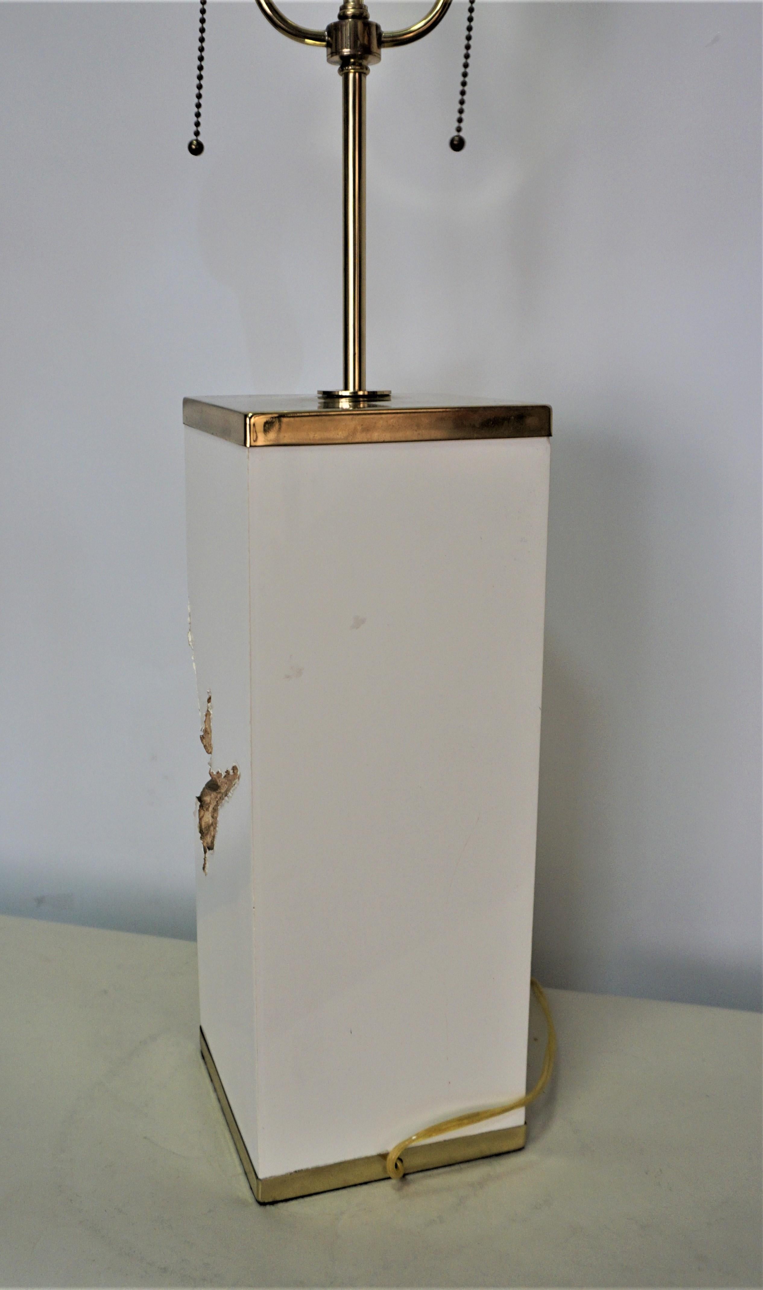 Table Lamp by Philippe Cheverny, Large Molded Resin, Rocky Mountain France, 1970 2