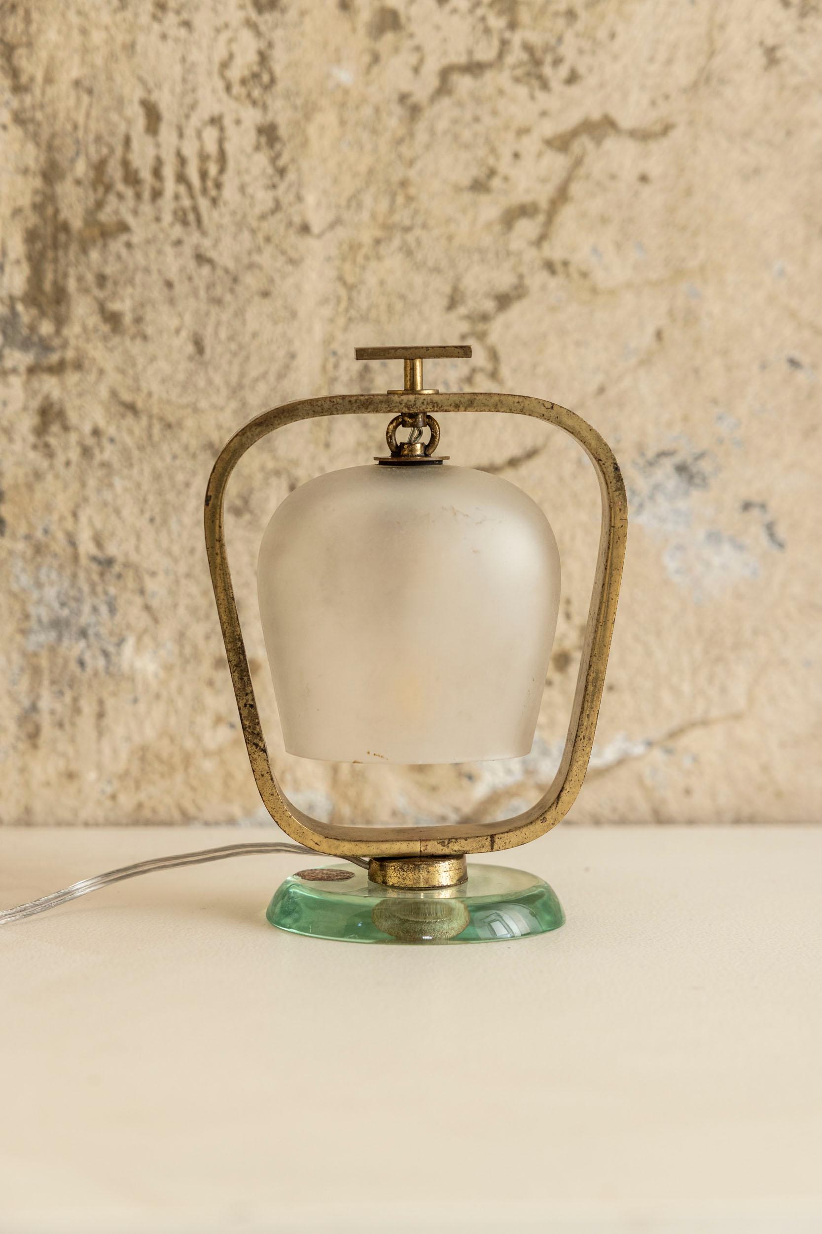 Tischleuchte von Pietro Chiesa für Fontana Arte, 1940er Jahre im Angebot 5