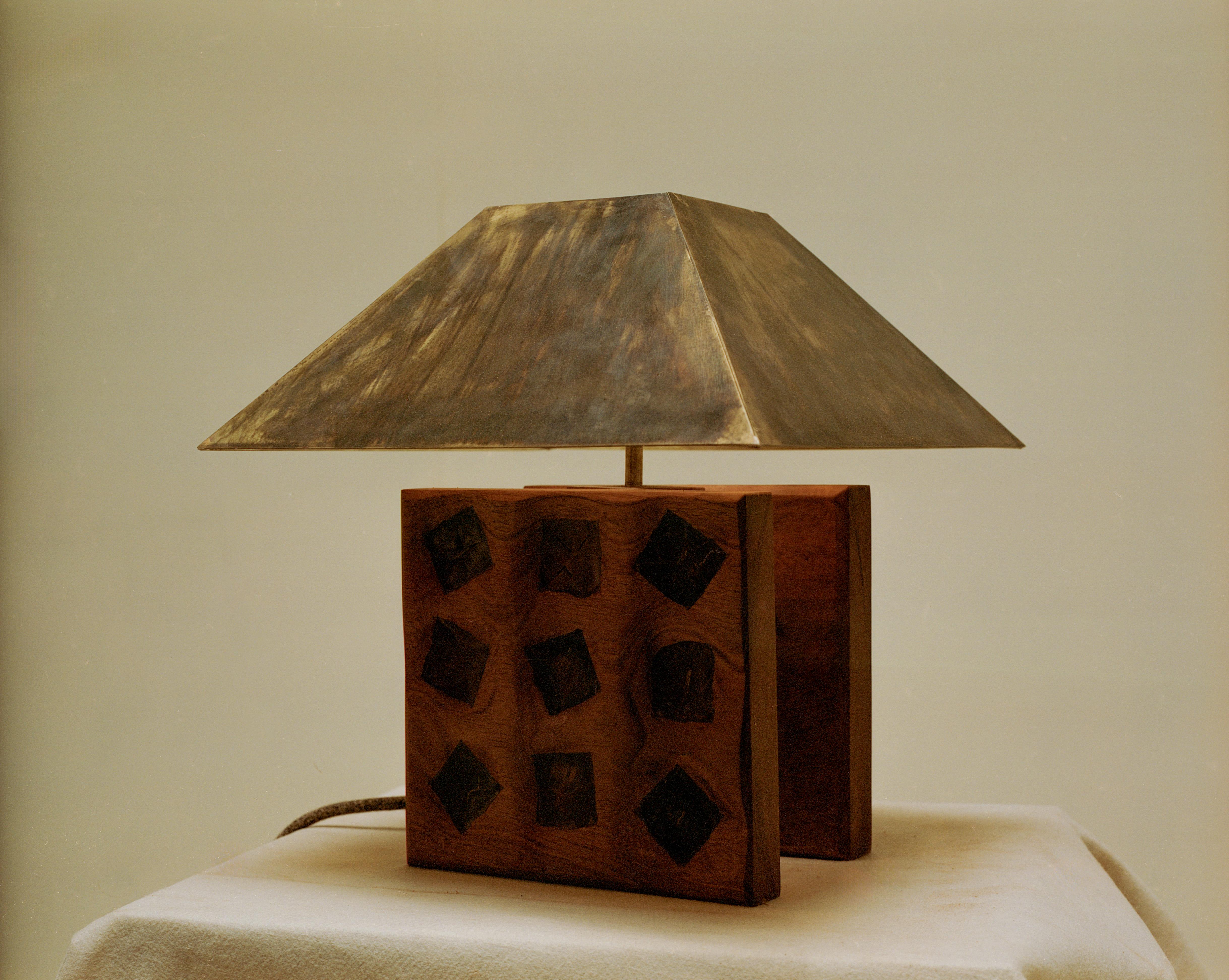 Brazilian Table Lamp by Rafael Triboli For Sale