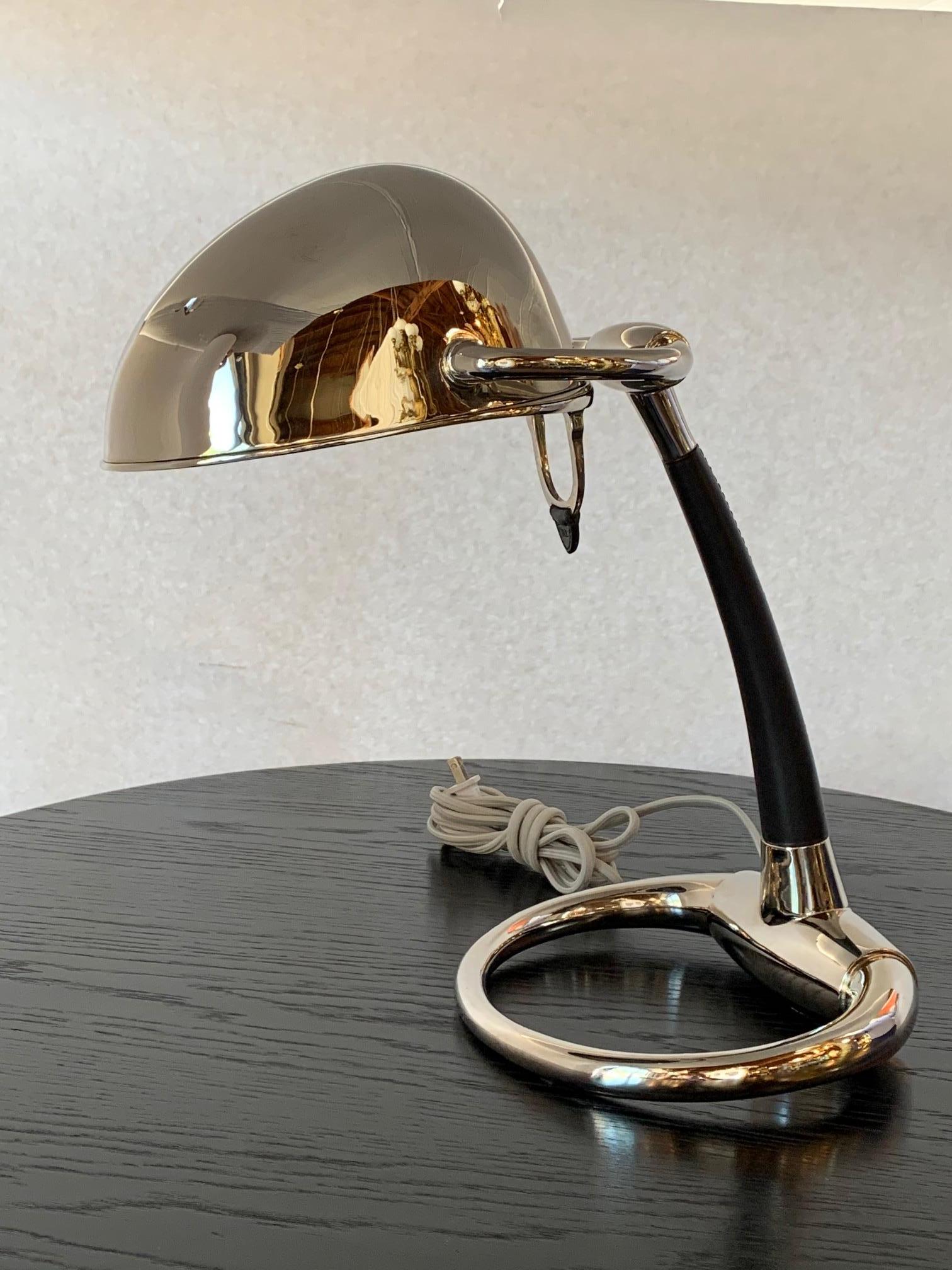 Table lamp by Ralph Lauren, N.Y.C. 1967.
Limited edition nickel-plated.