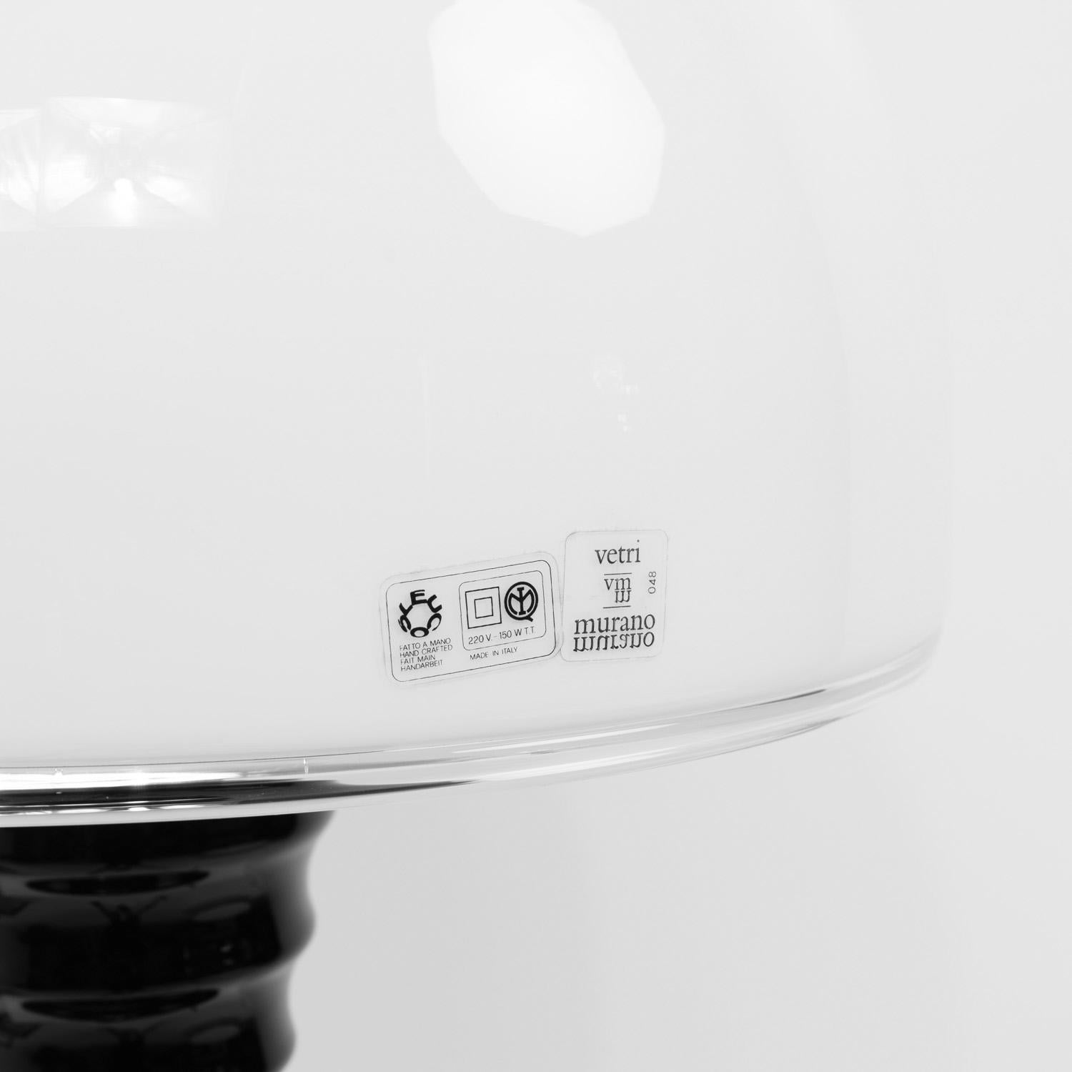 Lámpara de sobremesa de Roberto Pamio y Renato Toso para Leucos Lighting, años 70 Vidrio en venta