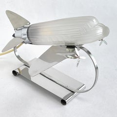 Table Lamp by Sarsaparilla, Dakota DC-3 Airplane, 1970s