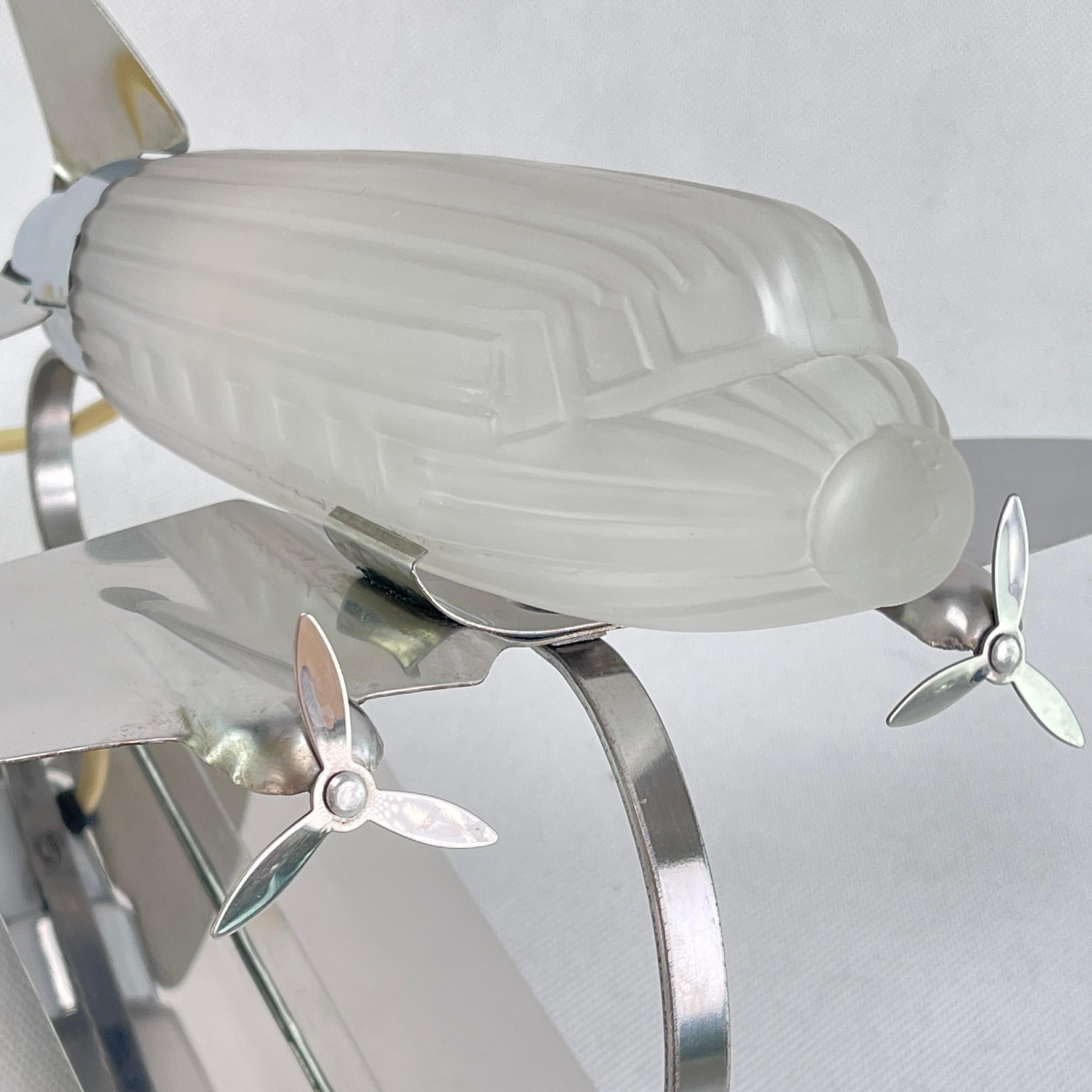 Late 20th Century Table Lamp by Sarsaparilla, Dakota DC-3 Airplane, 1970s