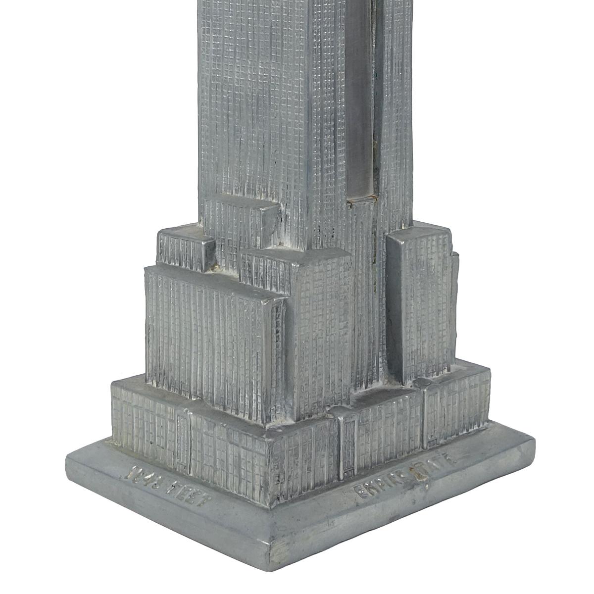 Table Lamp by Sarsaparilla Deco Designs Model of Empire State Building For Sale 1