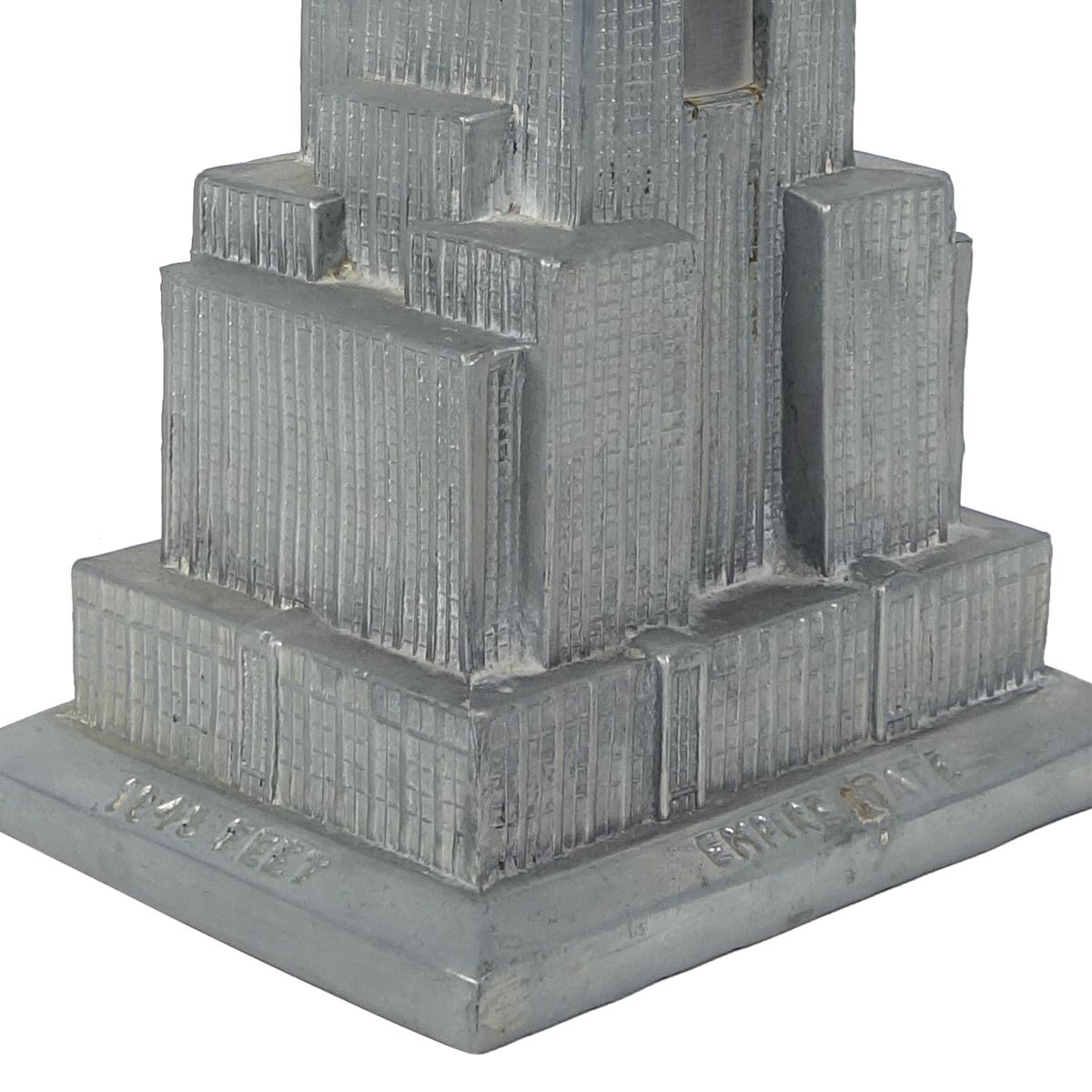 Table Lamp by Sarsaparilla Deco Designs Model of Empire State Building For Sale 3