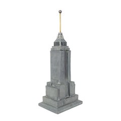 Table Lamp by Sarsaparilla Deco Designs Model of Empire State Building