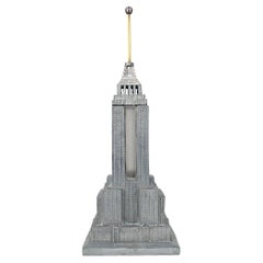 Vintage Table Lamp by Sarsaparilla Deco Designs Model of Empire State Building