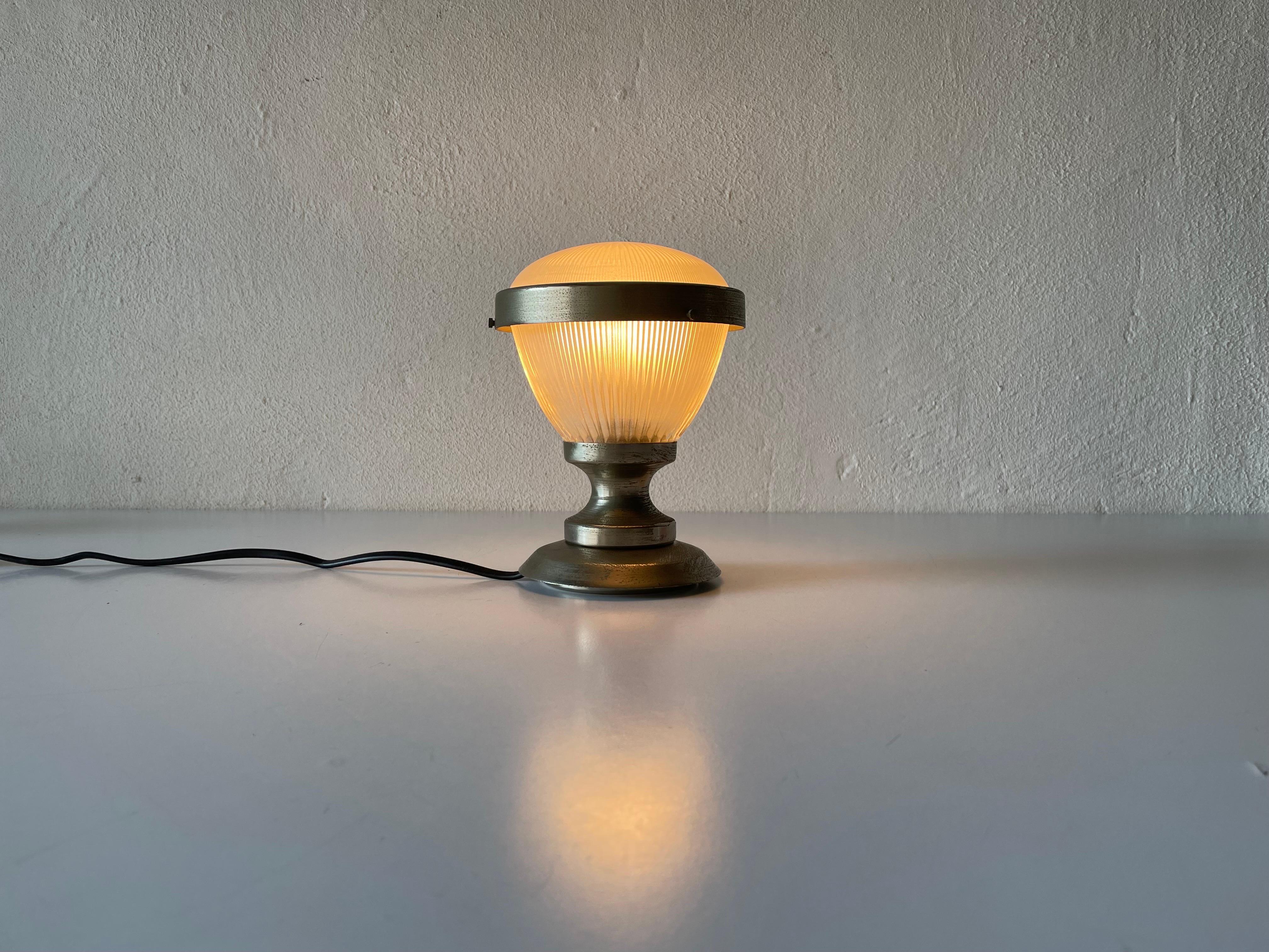 Glass Table Lamp by Sergio Mazza, 1960s, Italy For Sale