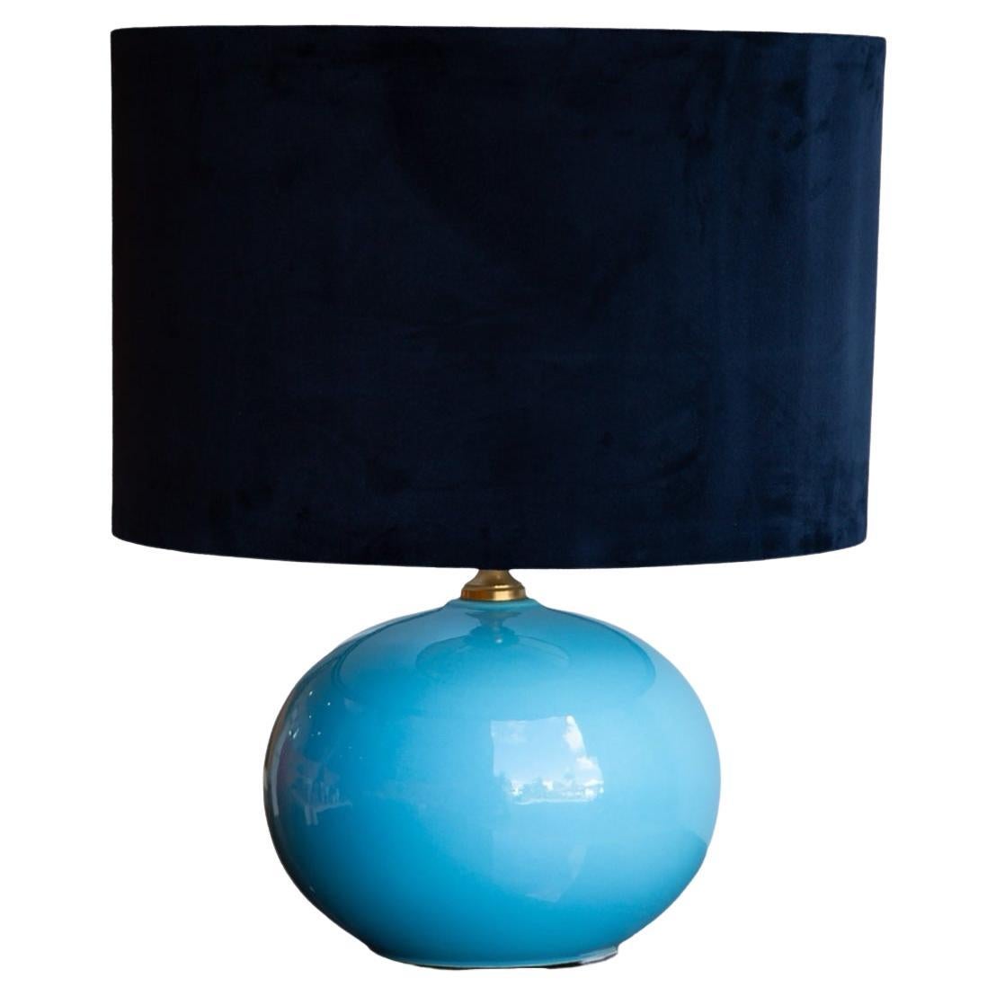 Table Lamp by Societa Porcellane Artistiche in Murano Glass