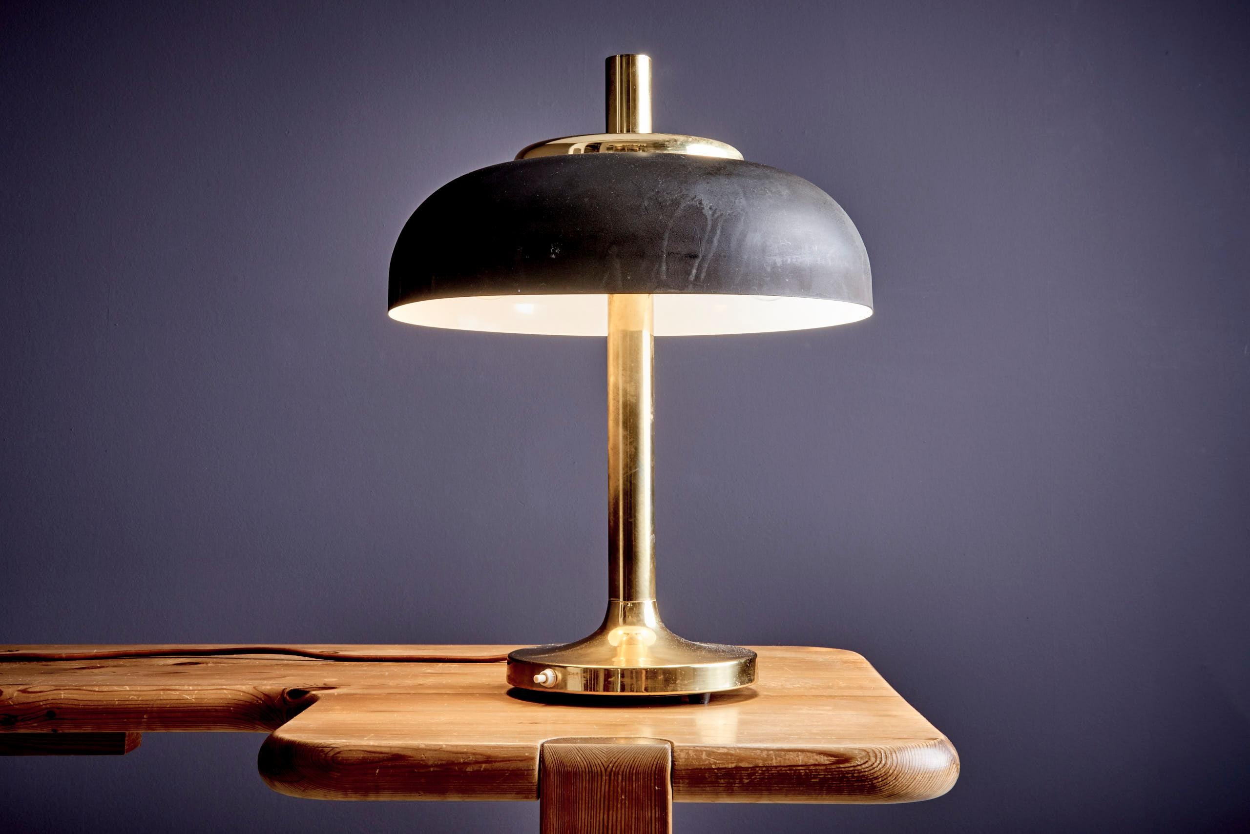 Mid-Century Modern Table Lamp by Sölken Leuchten Germany, 1970s. For Sale
