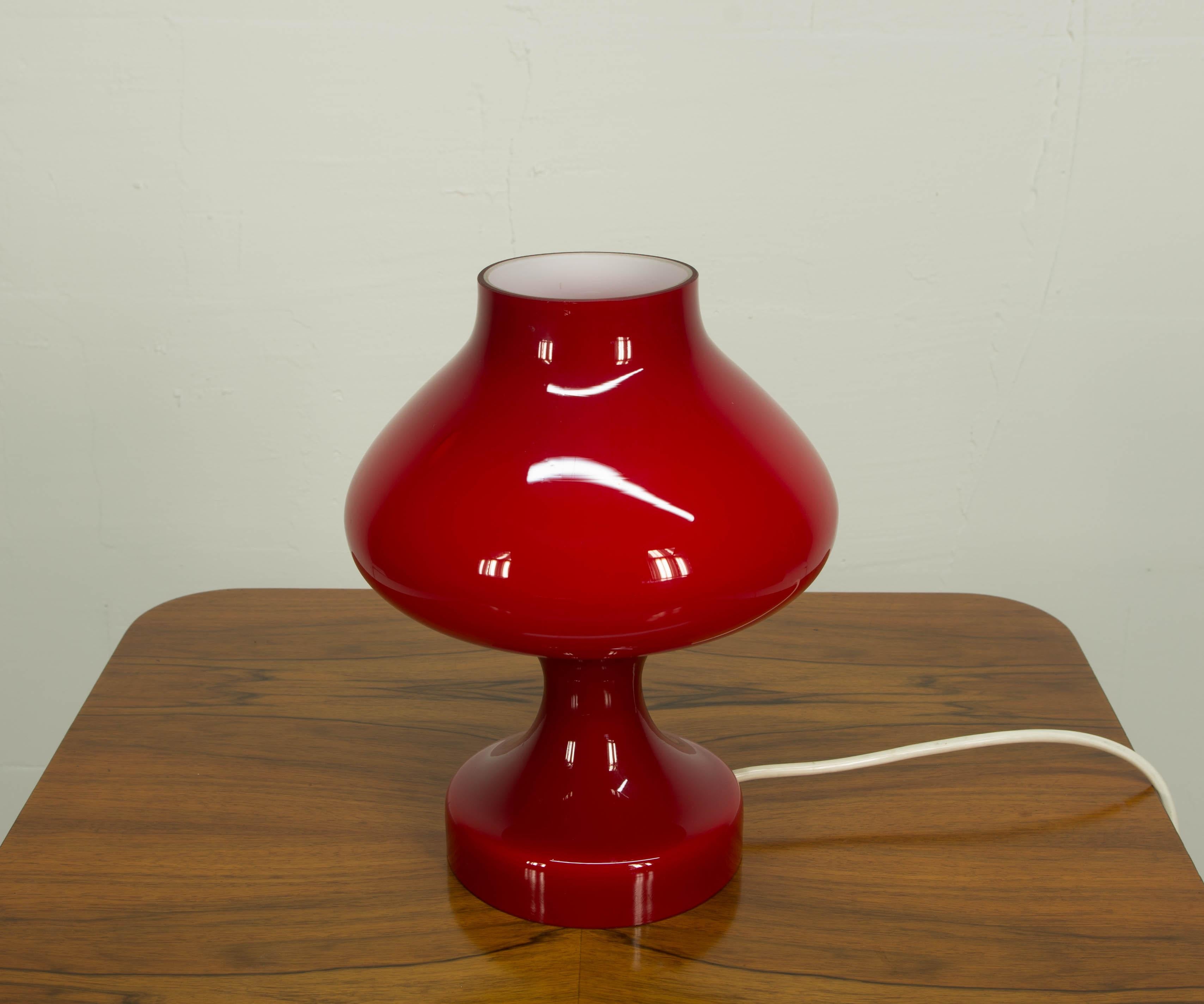 Glass Table Lamp by Stepan Tabera, 1970s