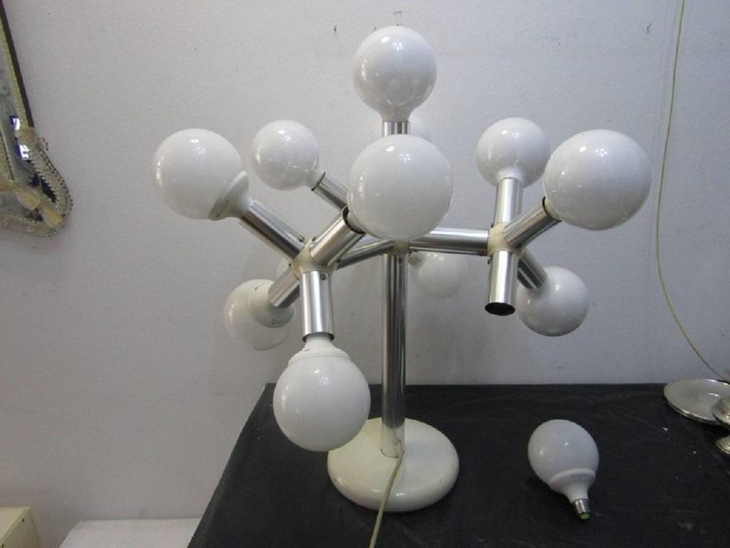 Metal midcentury Table Lamp  Swisslamps International, design Trix e Robert Haussmann.