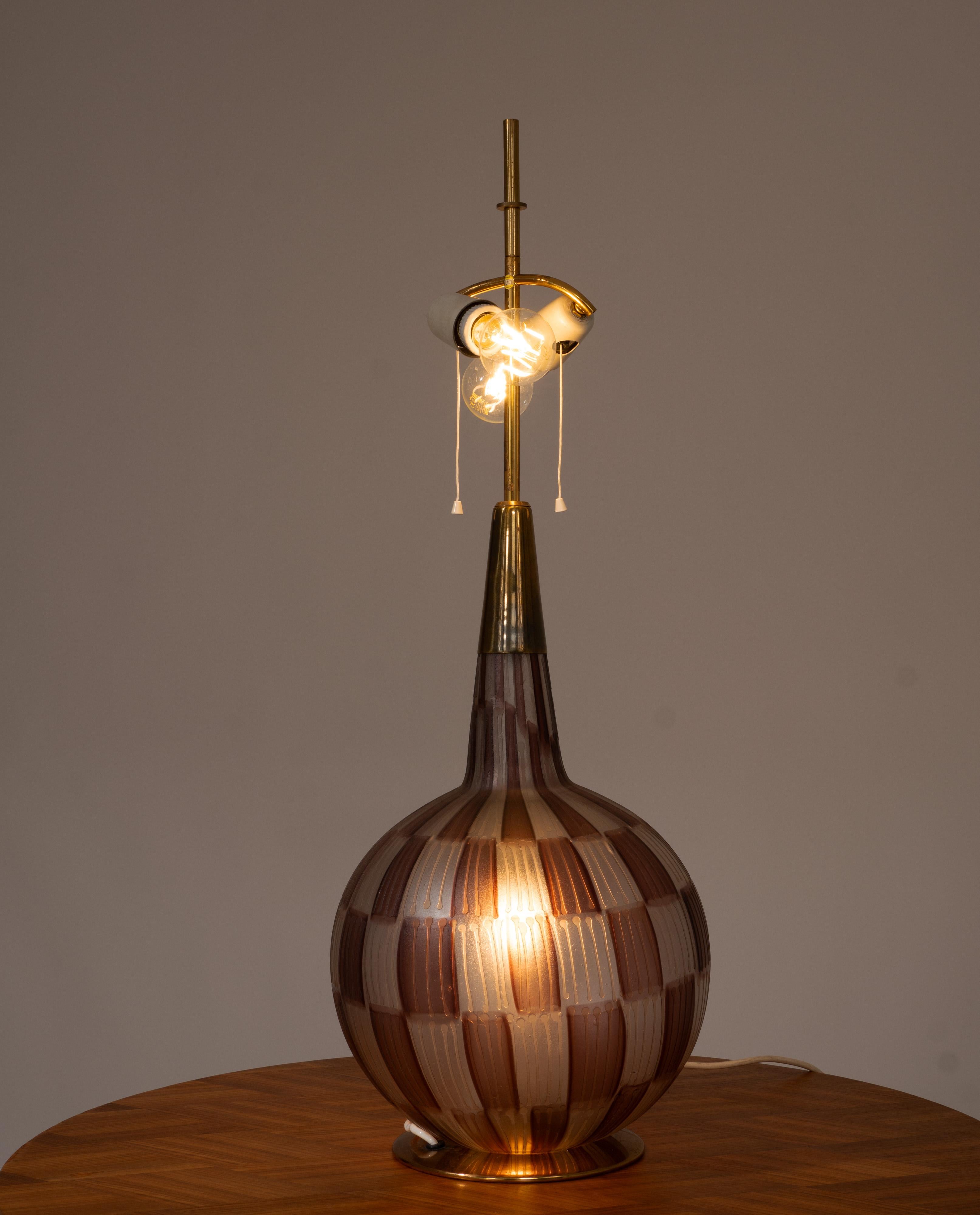 Table Lamp by Tea Morosati for Stilnovo, 1950s (Handgefertigt) im Angebot
