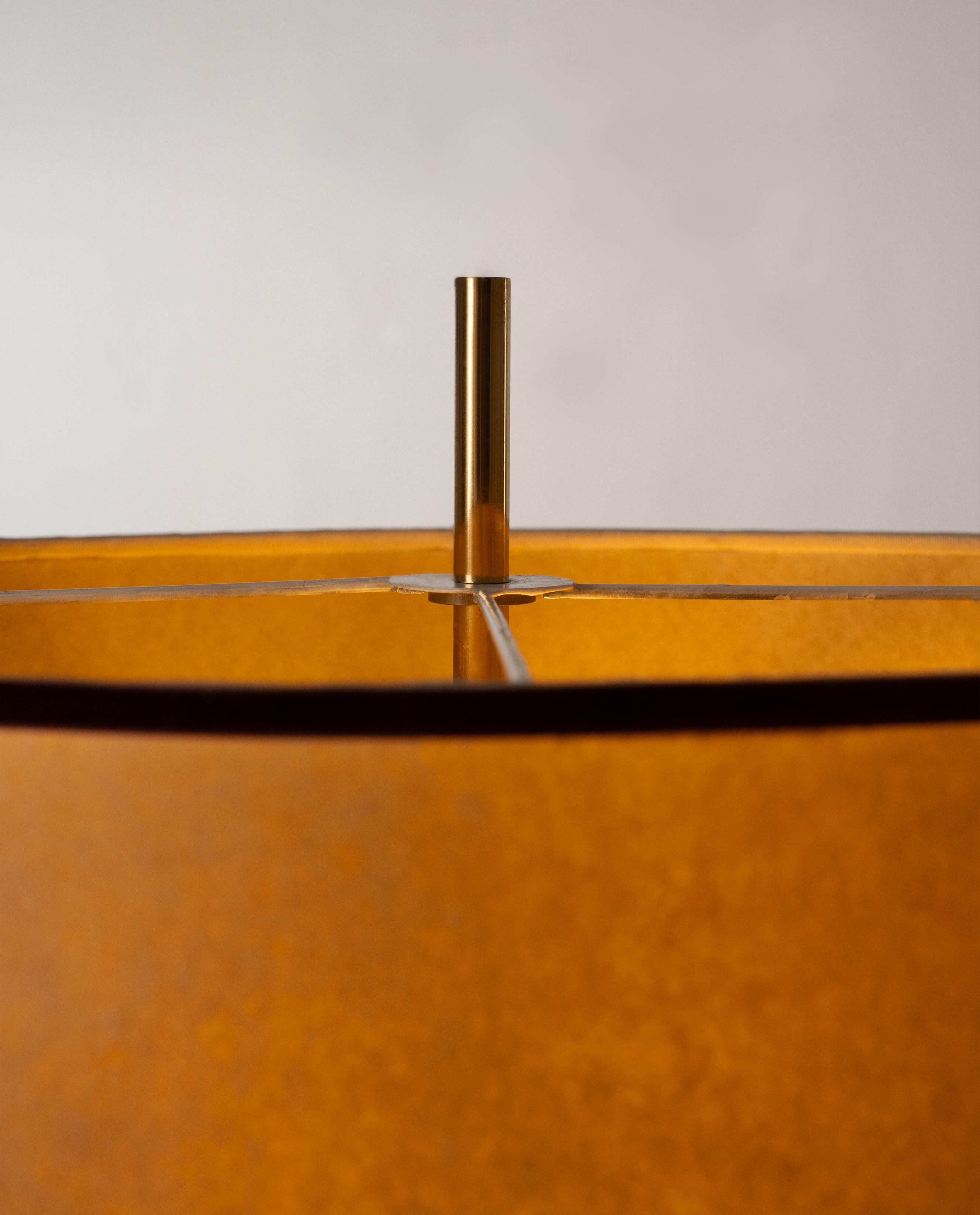 Table Lamp by Tea Morosati for Stilnovo, 1950s (Messing) im Angebot