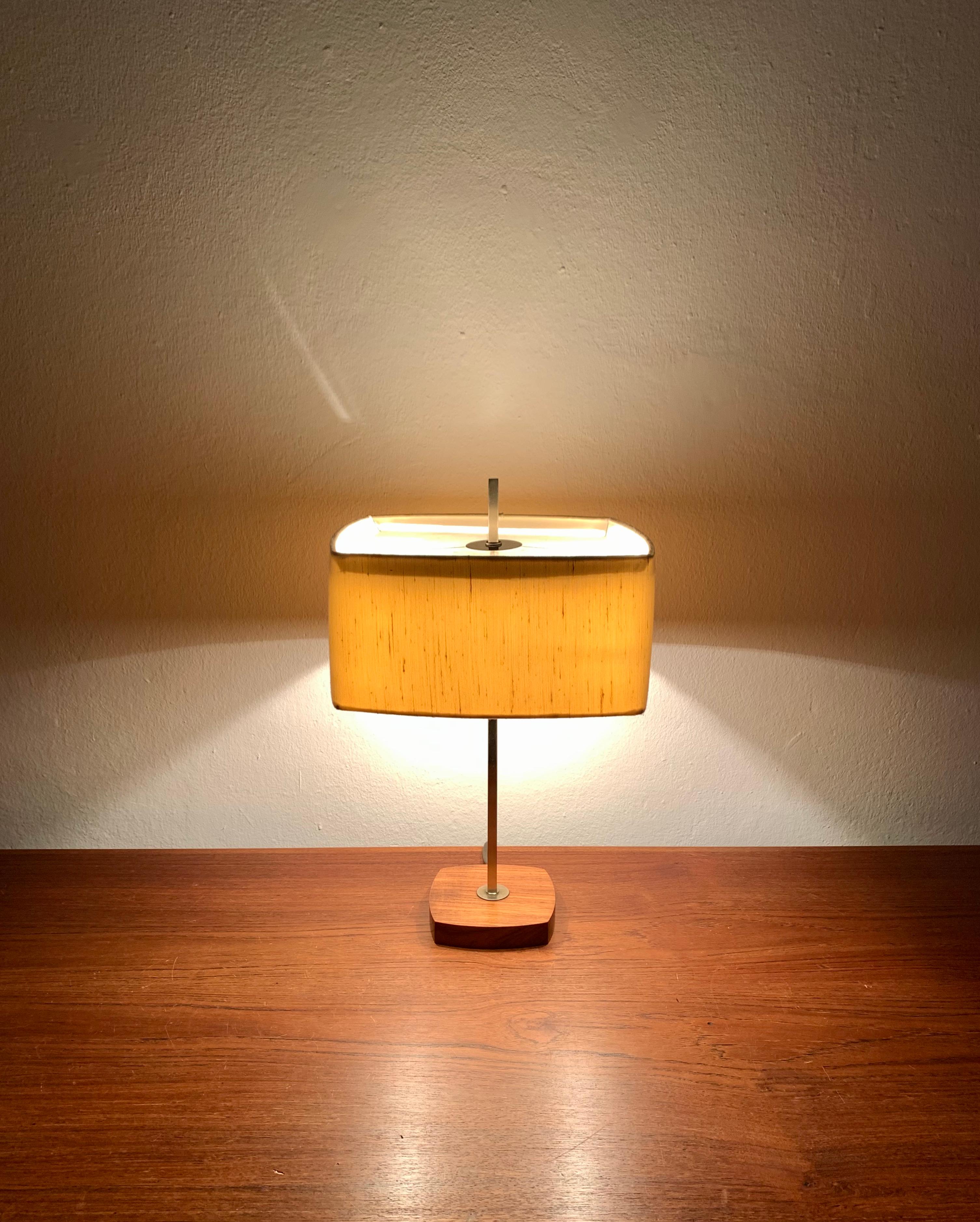 Metal Table Lamp by Temde For Sale