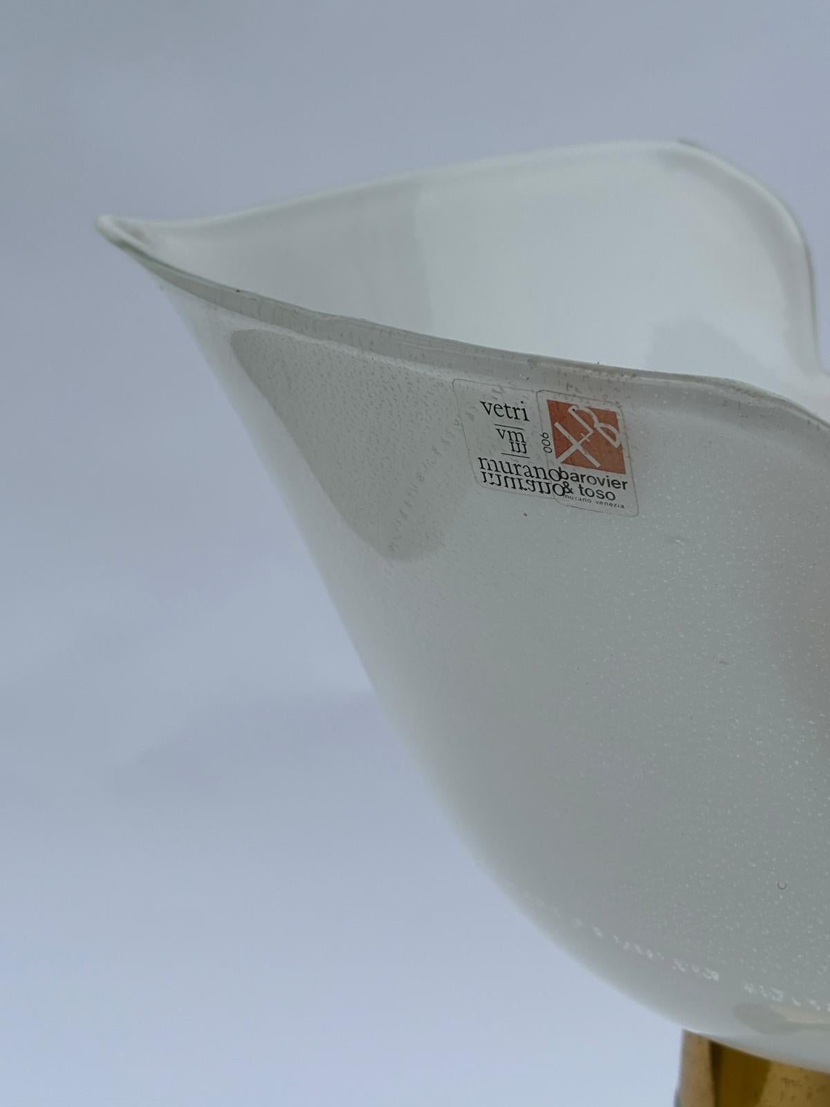 italien Lampe de bureau Toni Zuccheri pour Barovier & Toso en vente