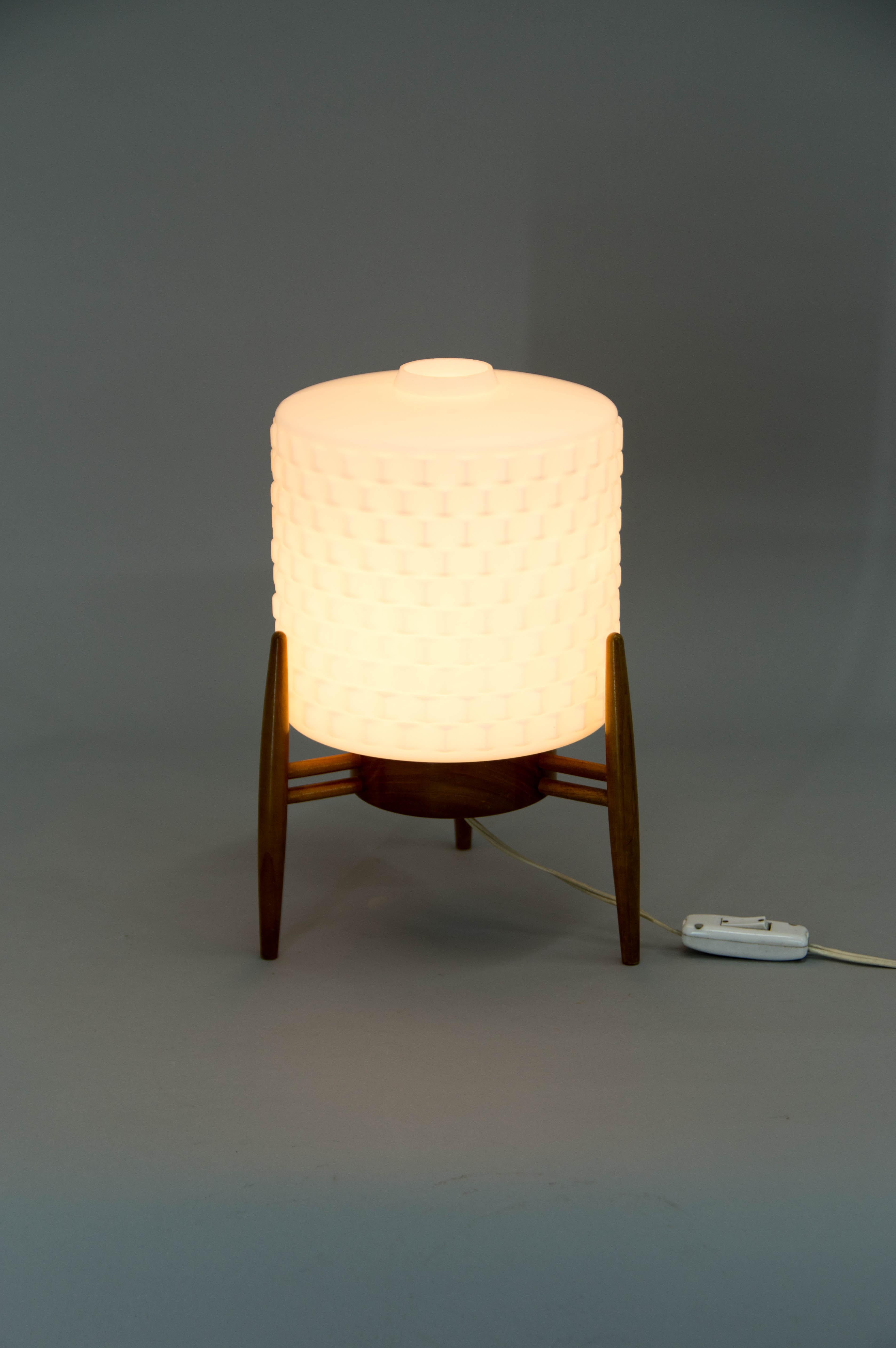 Mid-Century Modern Table Lamp by ULUV, Czechoslovakia, 1960s For Sale