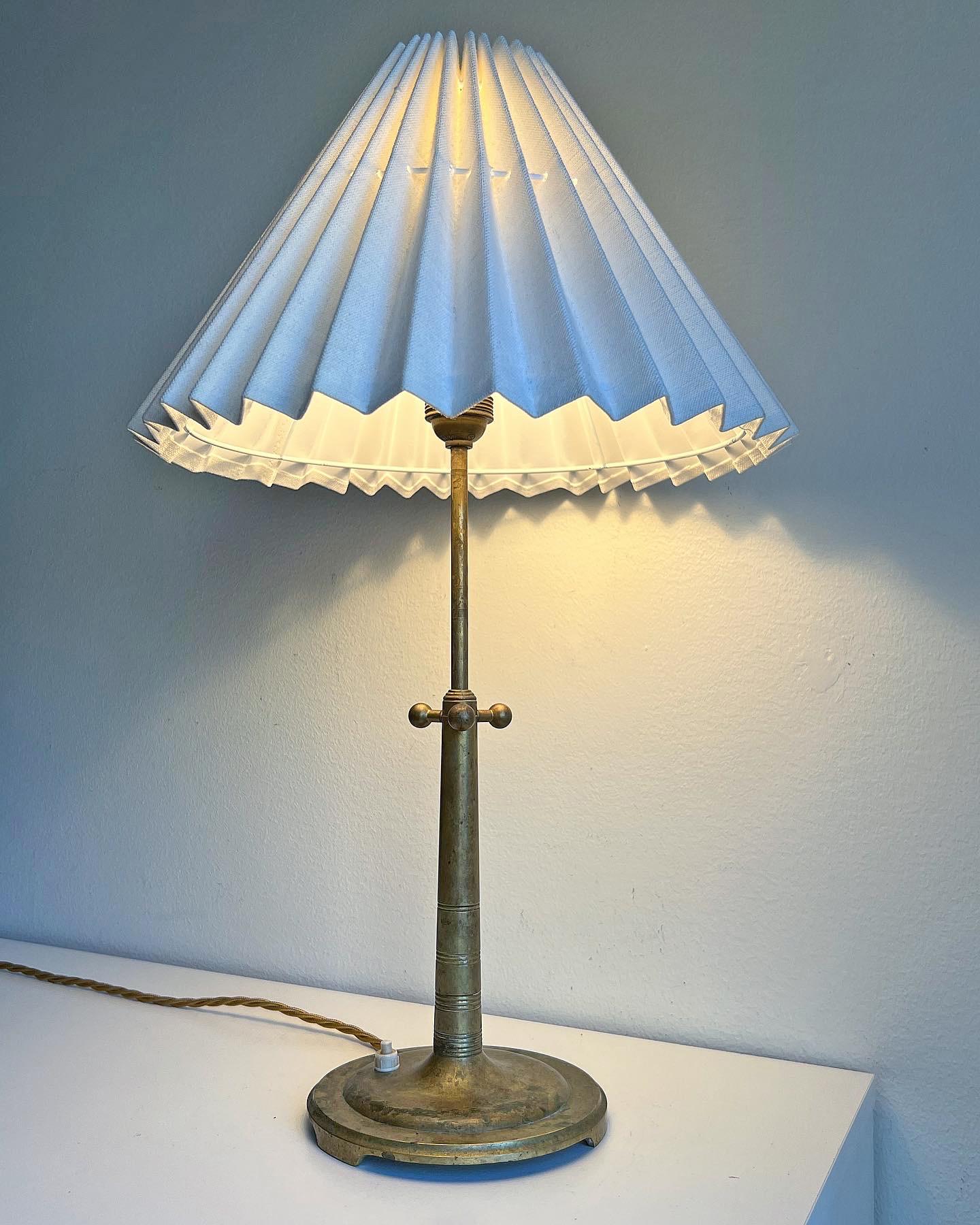 Mid-20th Century Table Lamp by Unknown Designer, Most Likely Produced in Sweden For Sale
