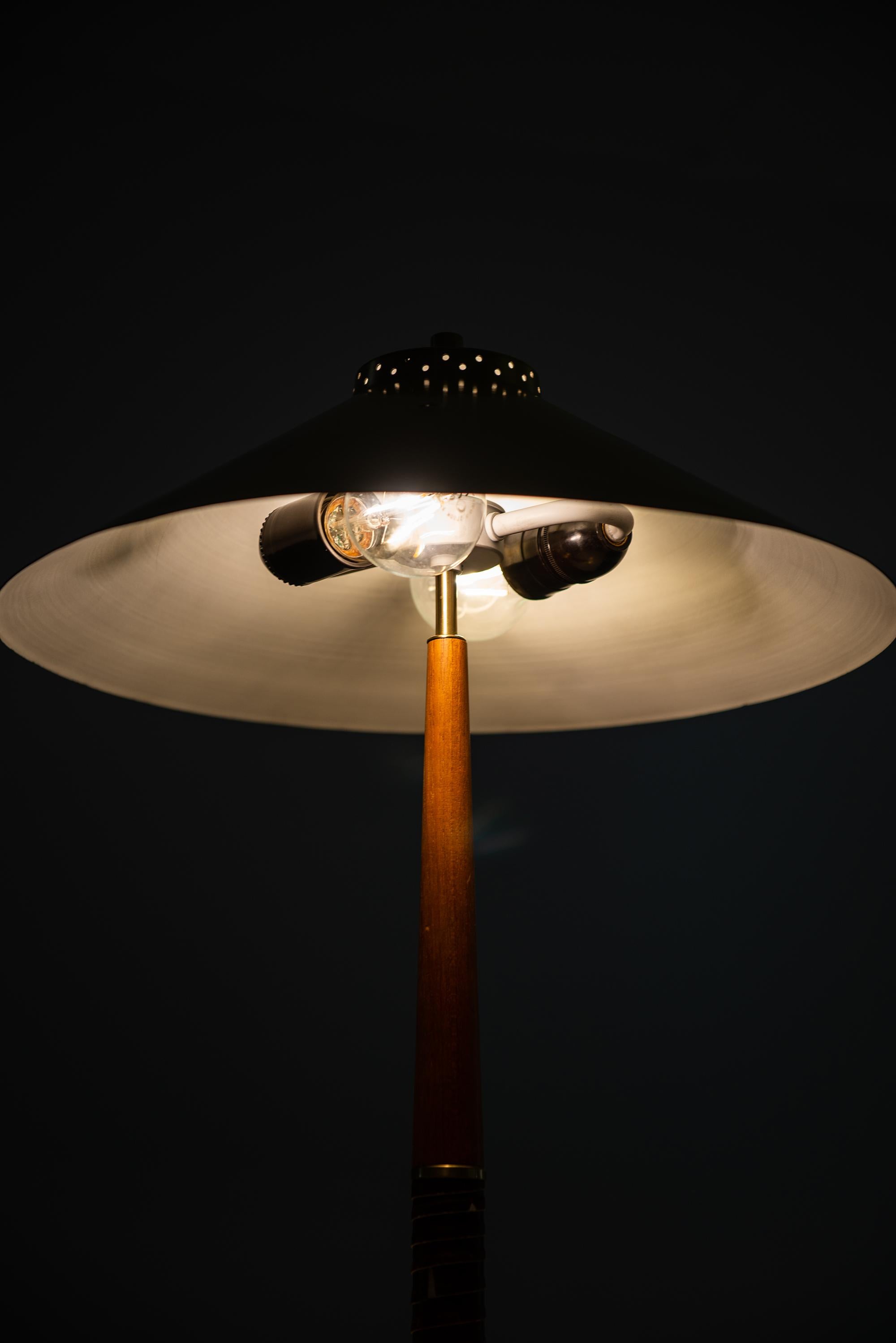 Teak Table Lamp by Unknown Designer Produced by Boréns in Sweden For Sale