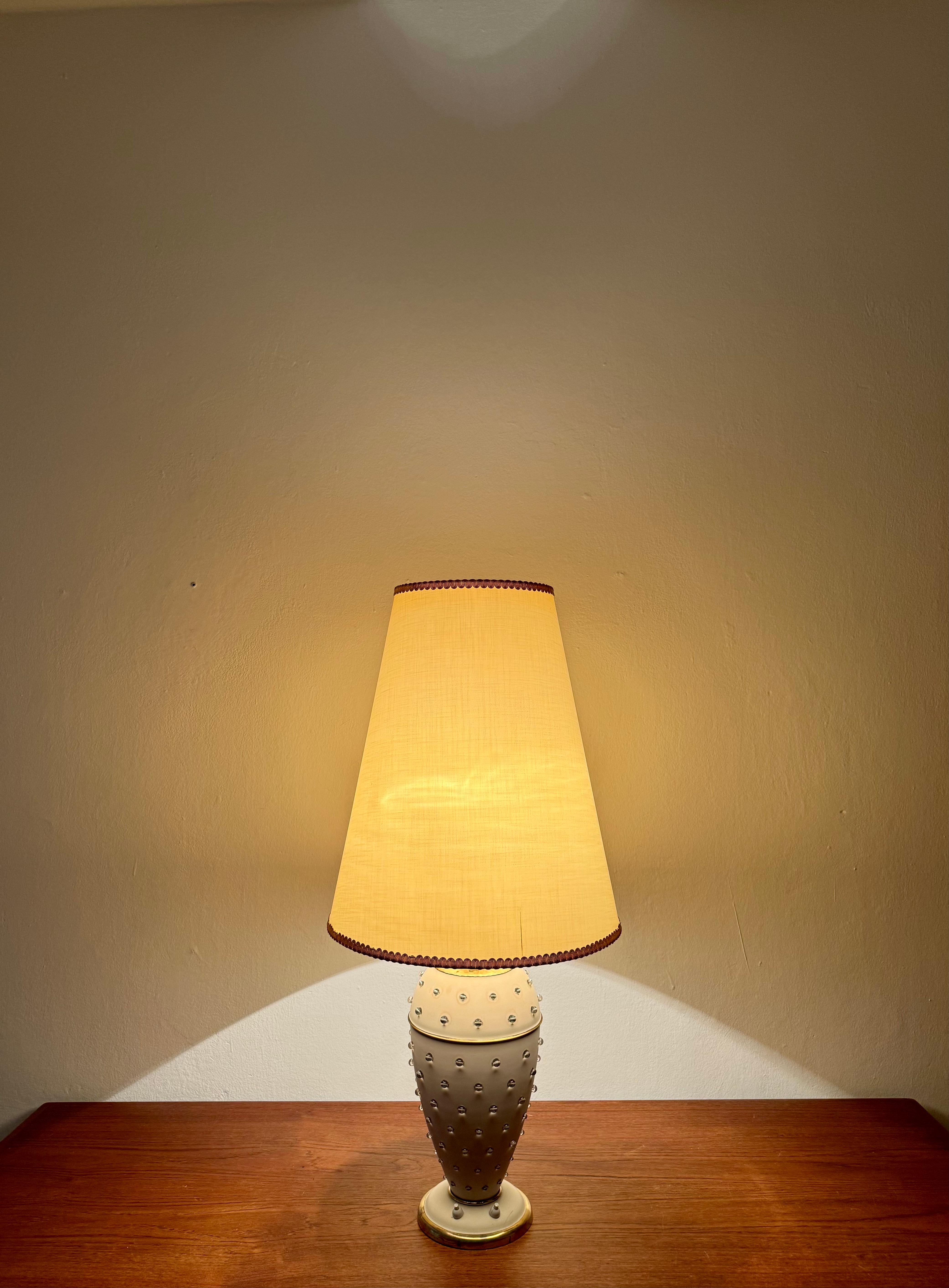 Table Lamp by Vereinigte Werkstätten For Sale 1