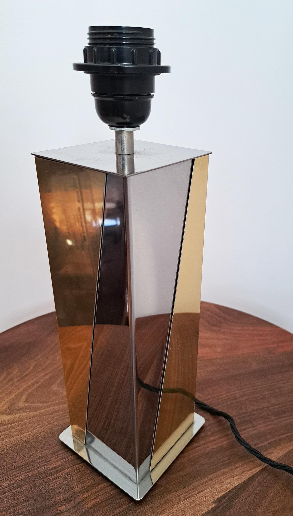 Italian Table Lamp By Willy Rizzo For Lumica For Sale