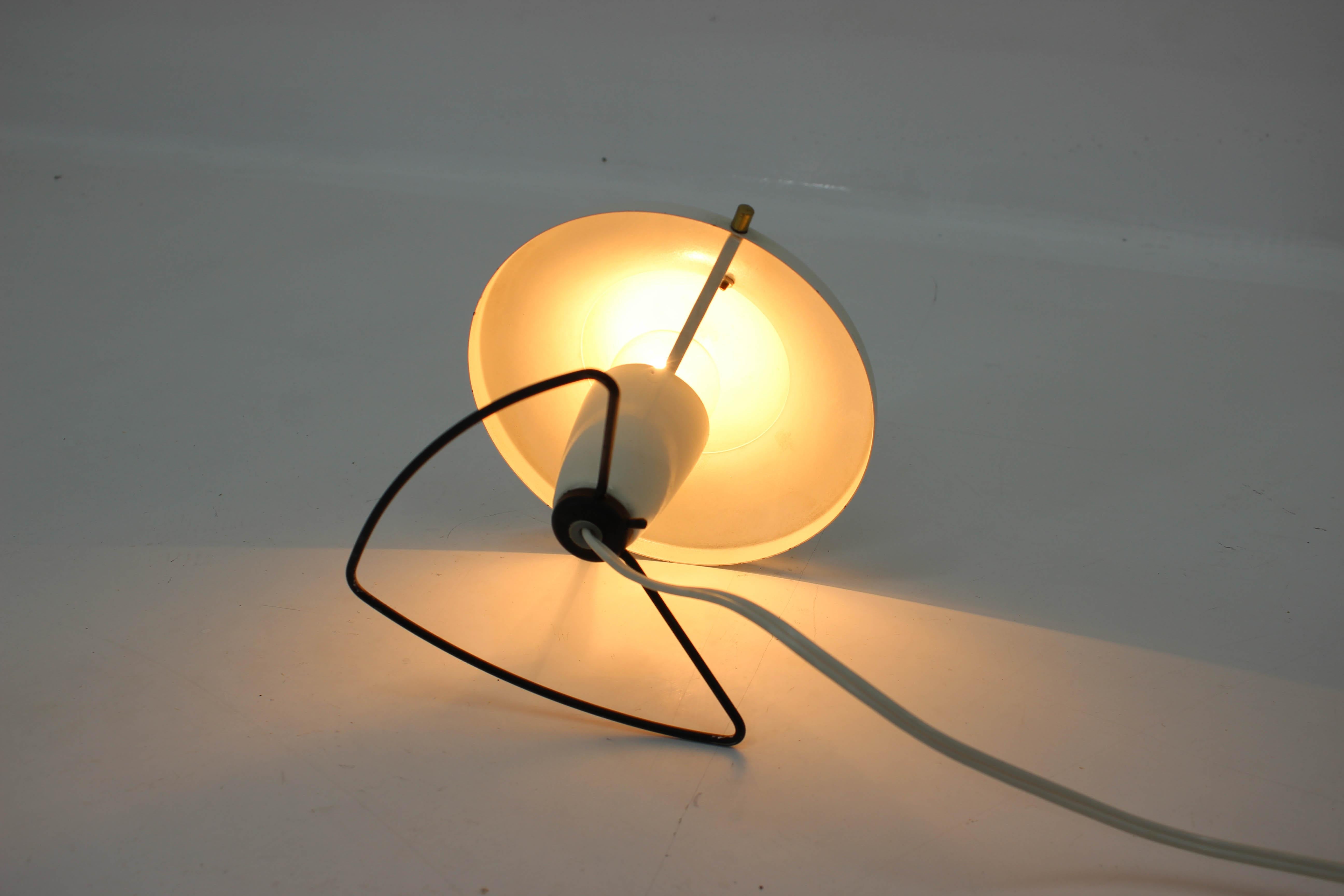 Metal Table Lamp by Zukov, 1950