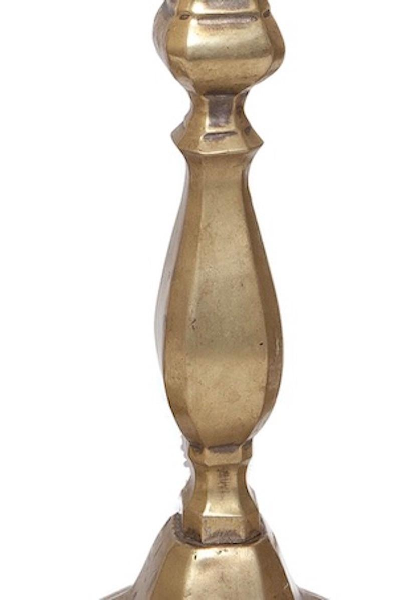 Lampe de table Paire de chandeliers Laiton Tourné 46cm, 18 Haut Bon état - En vente à BUNGAY, SUFFOLK
