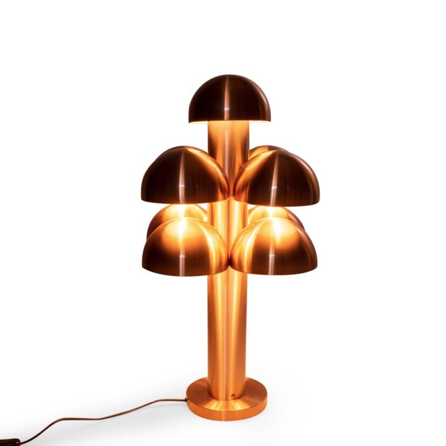 Lampe de bureau en cuivre Cantharelle de RAAK, 1970 Bon état - En vente à Renens, CH