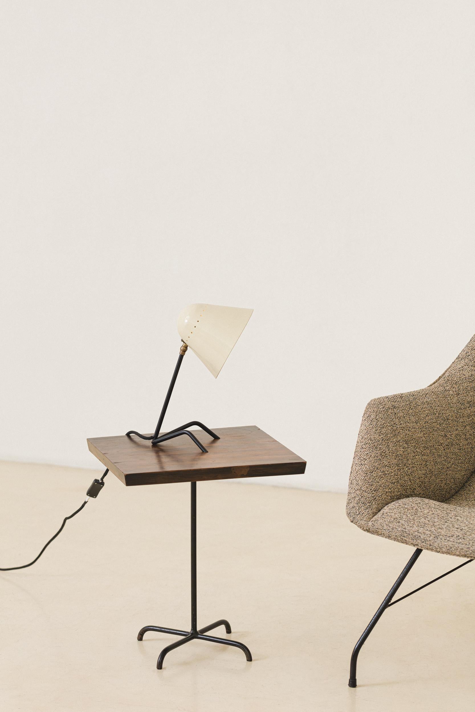 South American Mid-Century Modern Table Lamp by Carlo Hauner and Martin Eisler, 1950's For Sale