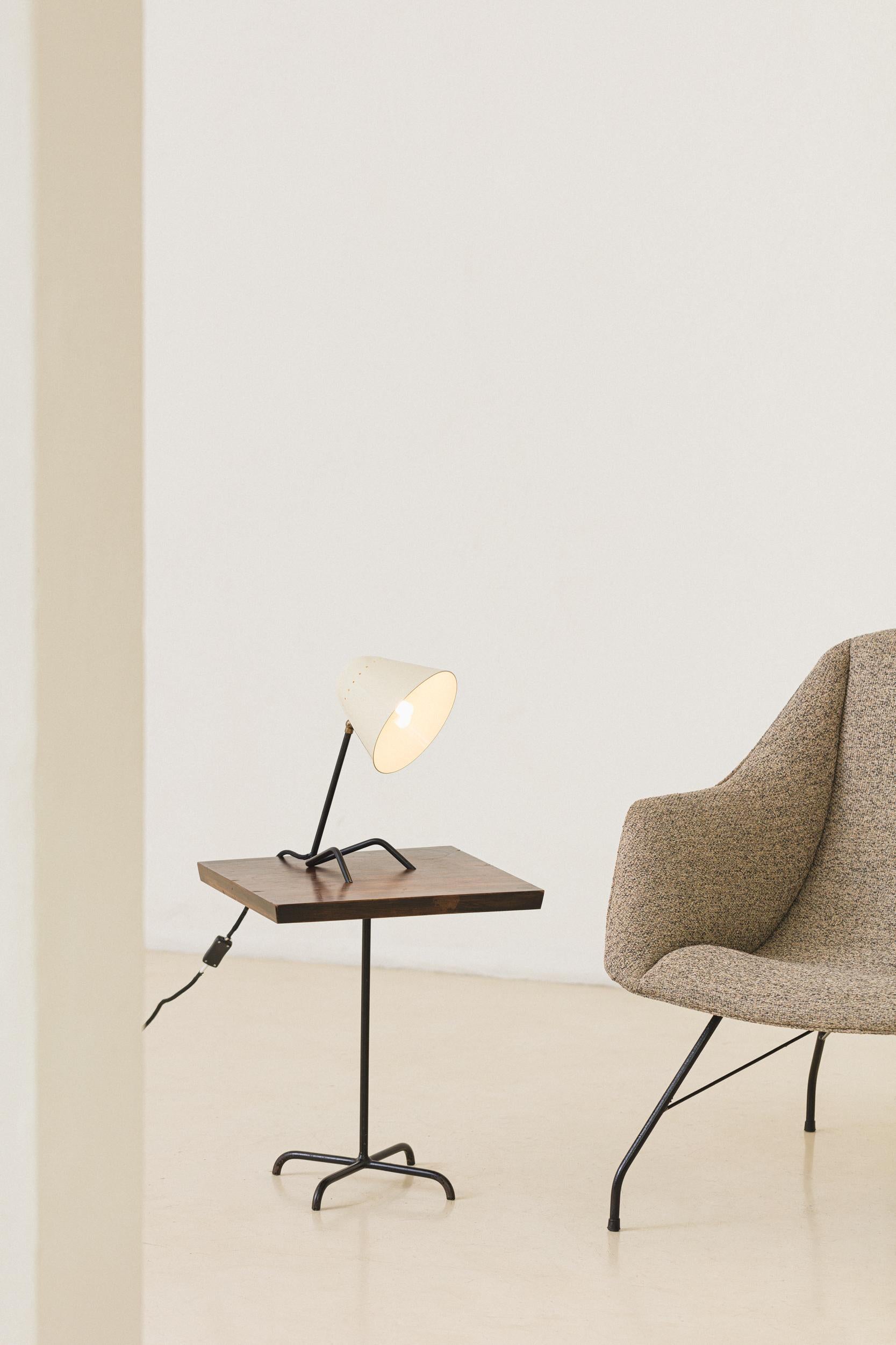 Mid-Century Modern Table Lamp by Carlo Hauner and Martin Eisler, 1950's In Good Condition For Sale In New York, NY