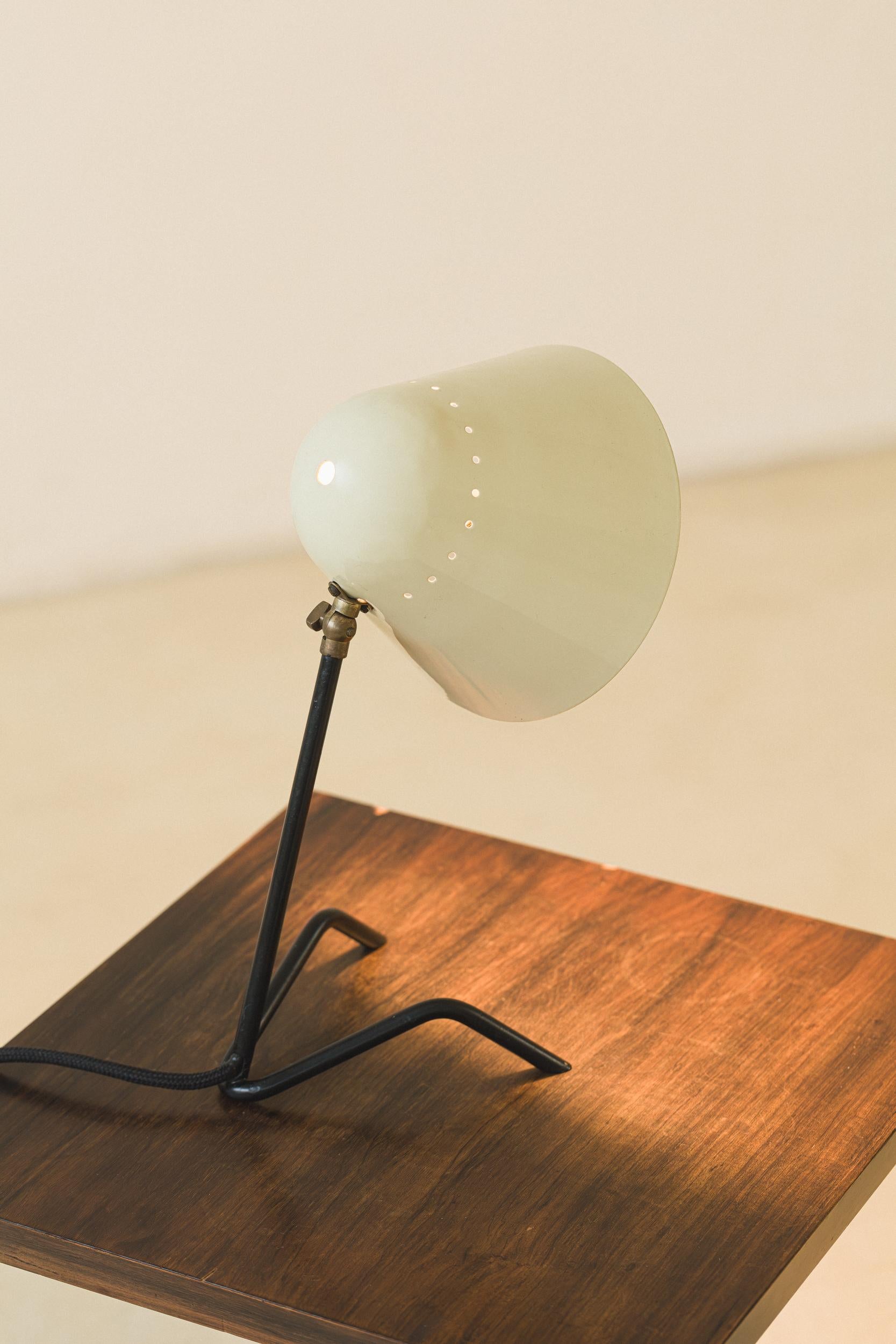 Mid-20th Century Mid-Century Modern Table Lamp by Carlo Hauner and Martin Eisler, 1950's For Sale