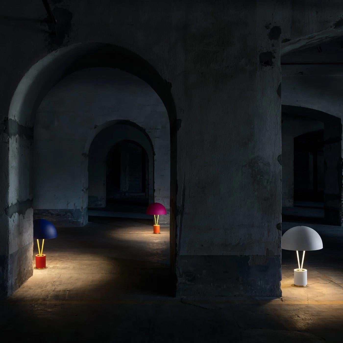 italien Lampe à poser Catellani & Smith Bigli - Rouge/Jaune/Bleu en vente