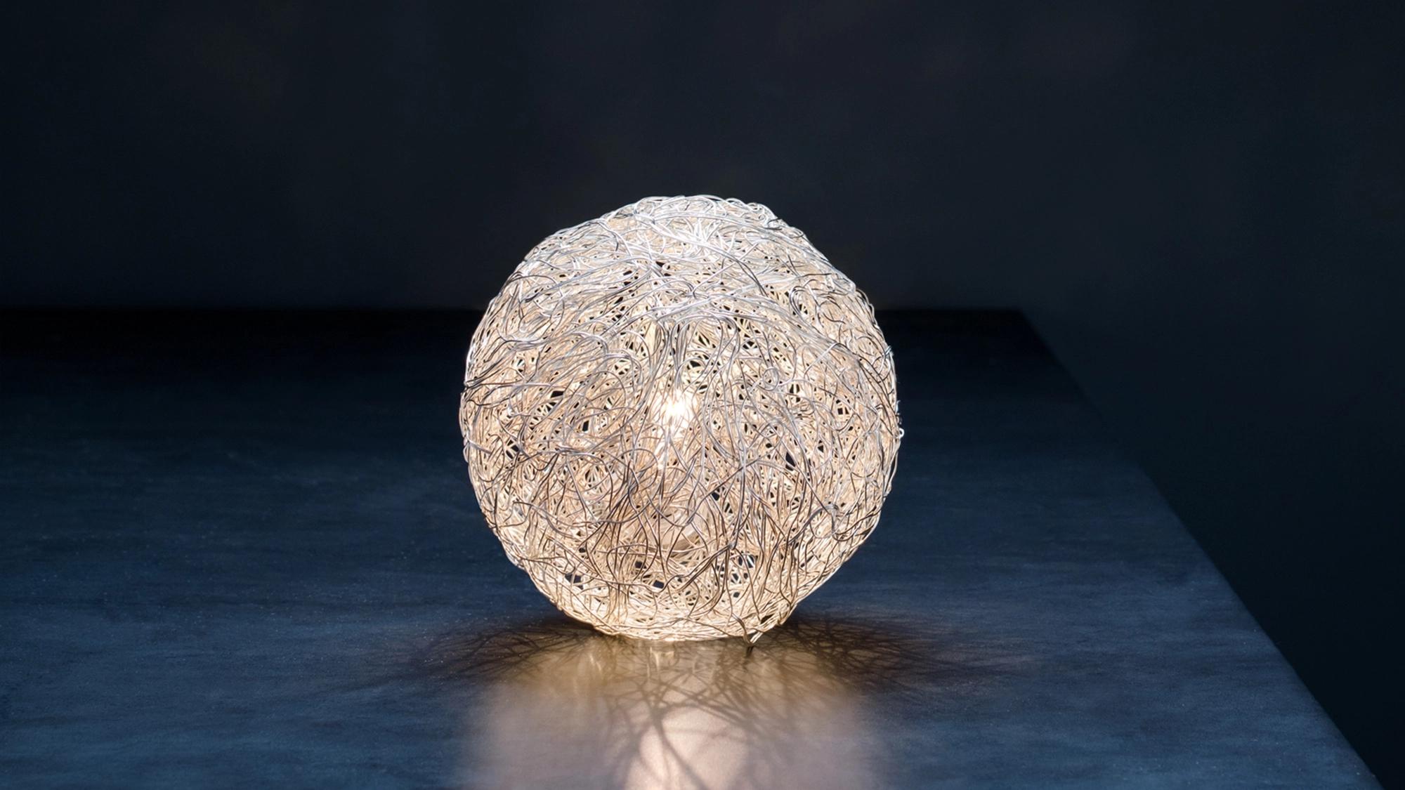 italien Lampe à poser Catellani & Smith Sweet Light - Silver en vente