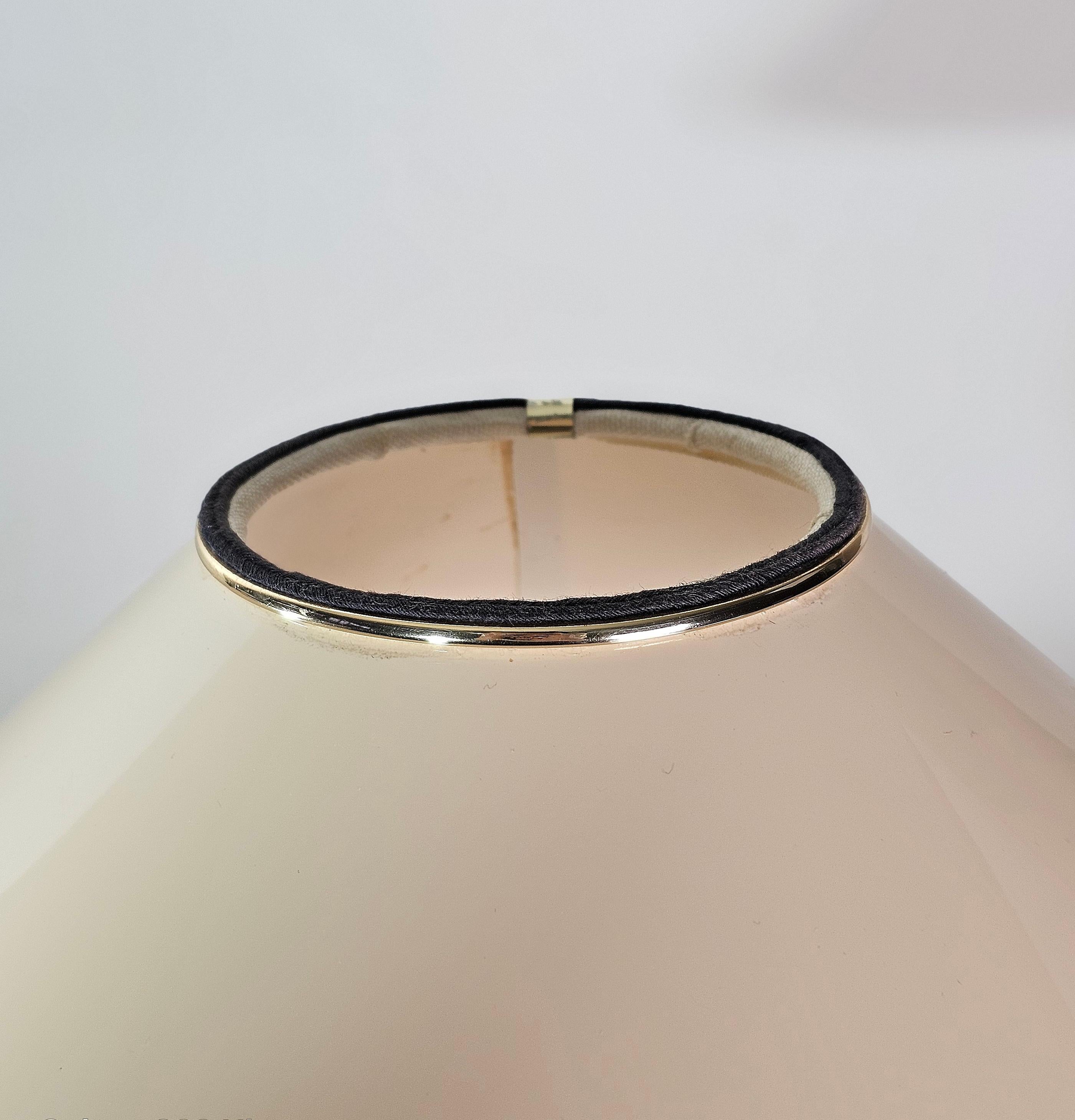 Tischlampe Keramik Kunststoff Material Sicas Midcentury Modern Italienisches Design 1960er Jahre im Angebot 7