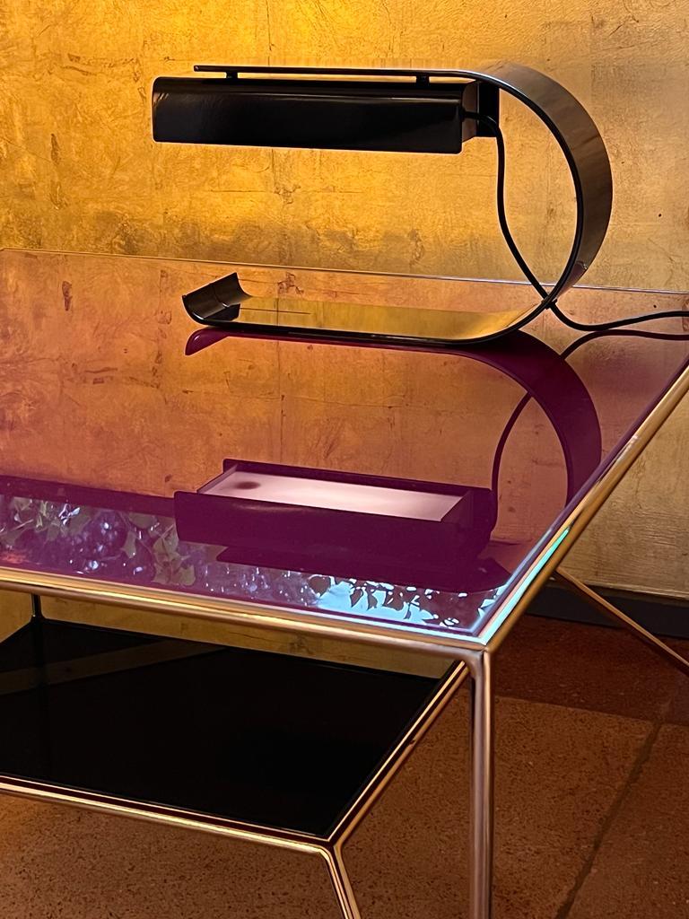 Painted Table lamp CG01 Black Edition designed in 1968 For Sale