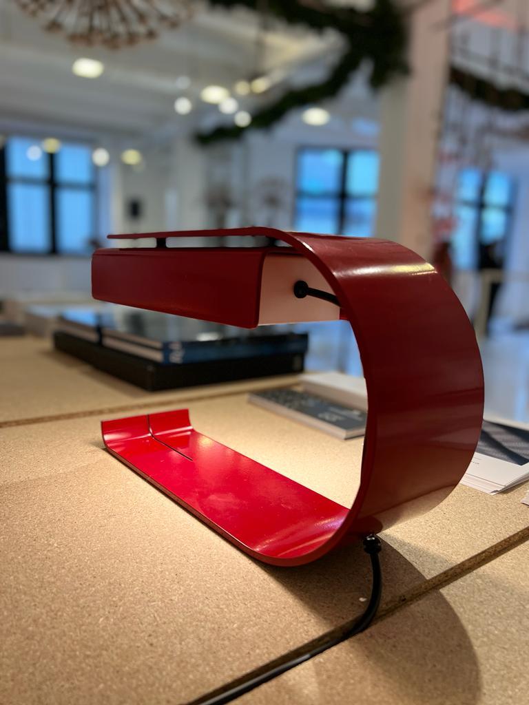 Mid-20th Century Table lamp CG01 Classic RED designed in 1968 For Sale
