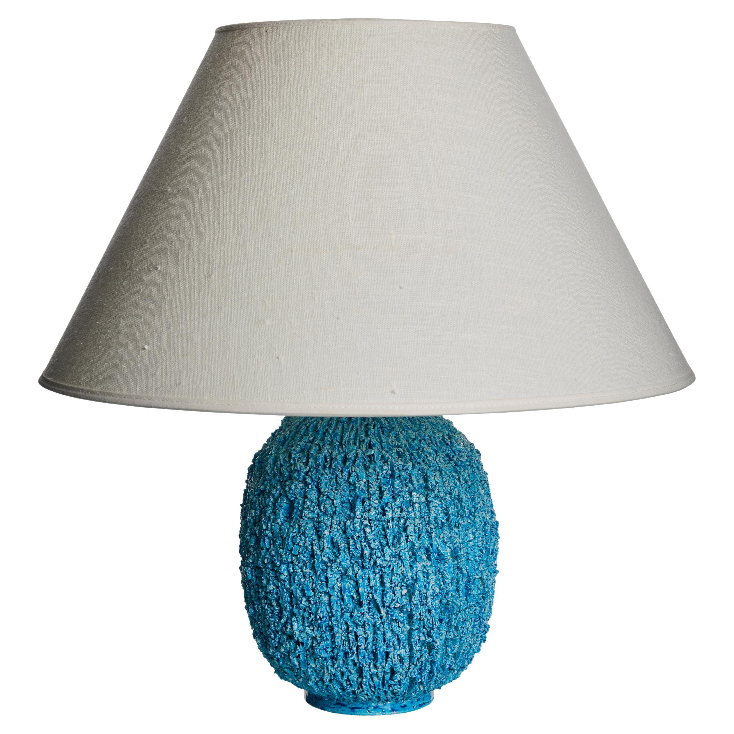 Table Lamp "Chamotte" by Gunnar Nylund, Rörstrand, Sweden, 1950s