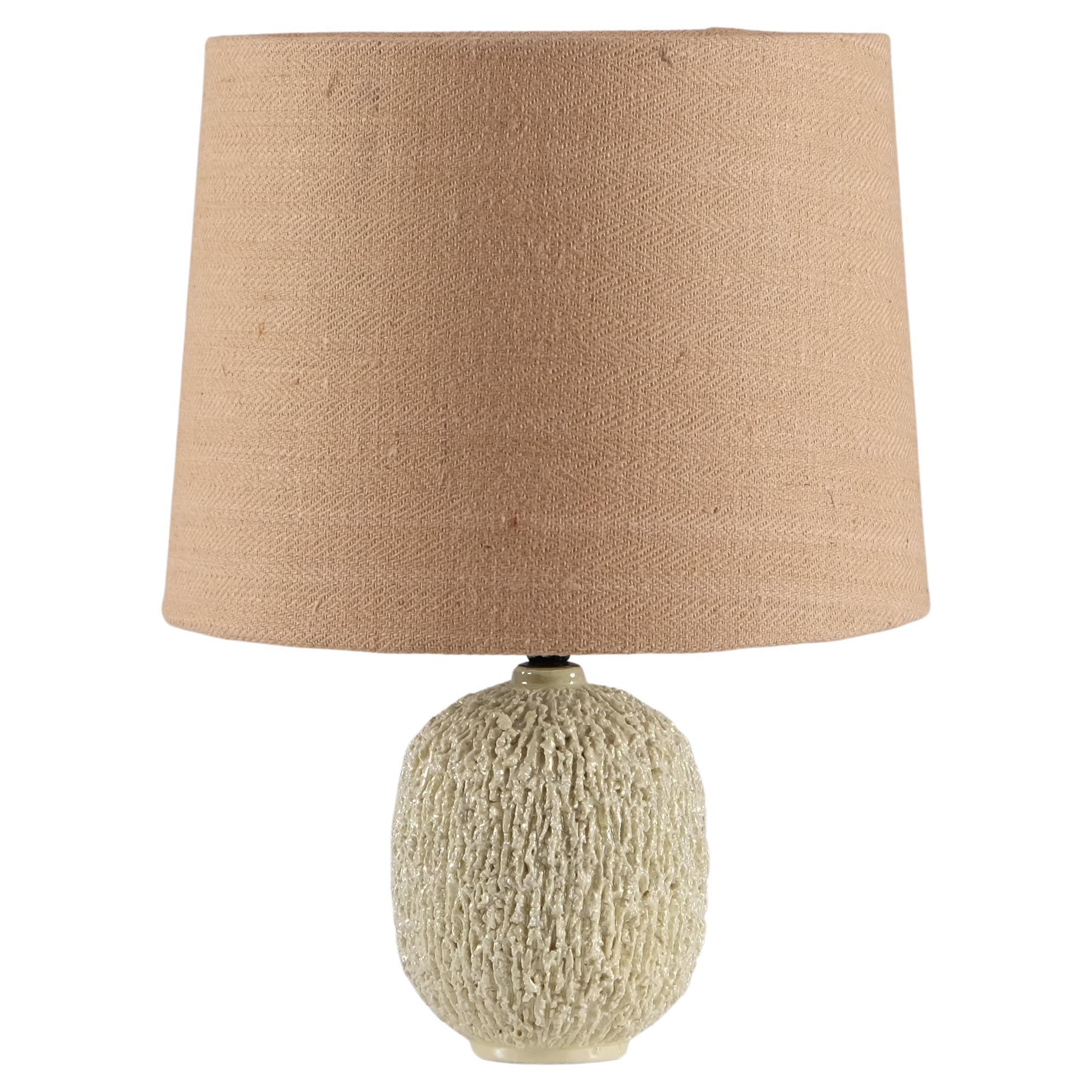 Tischlampe „Chamotte“ von Gunnar Nylund, Schweden, 1950er Jahre